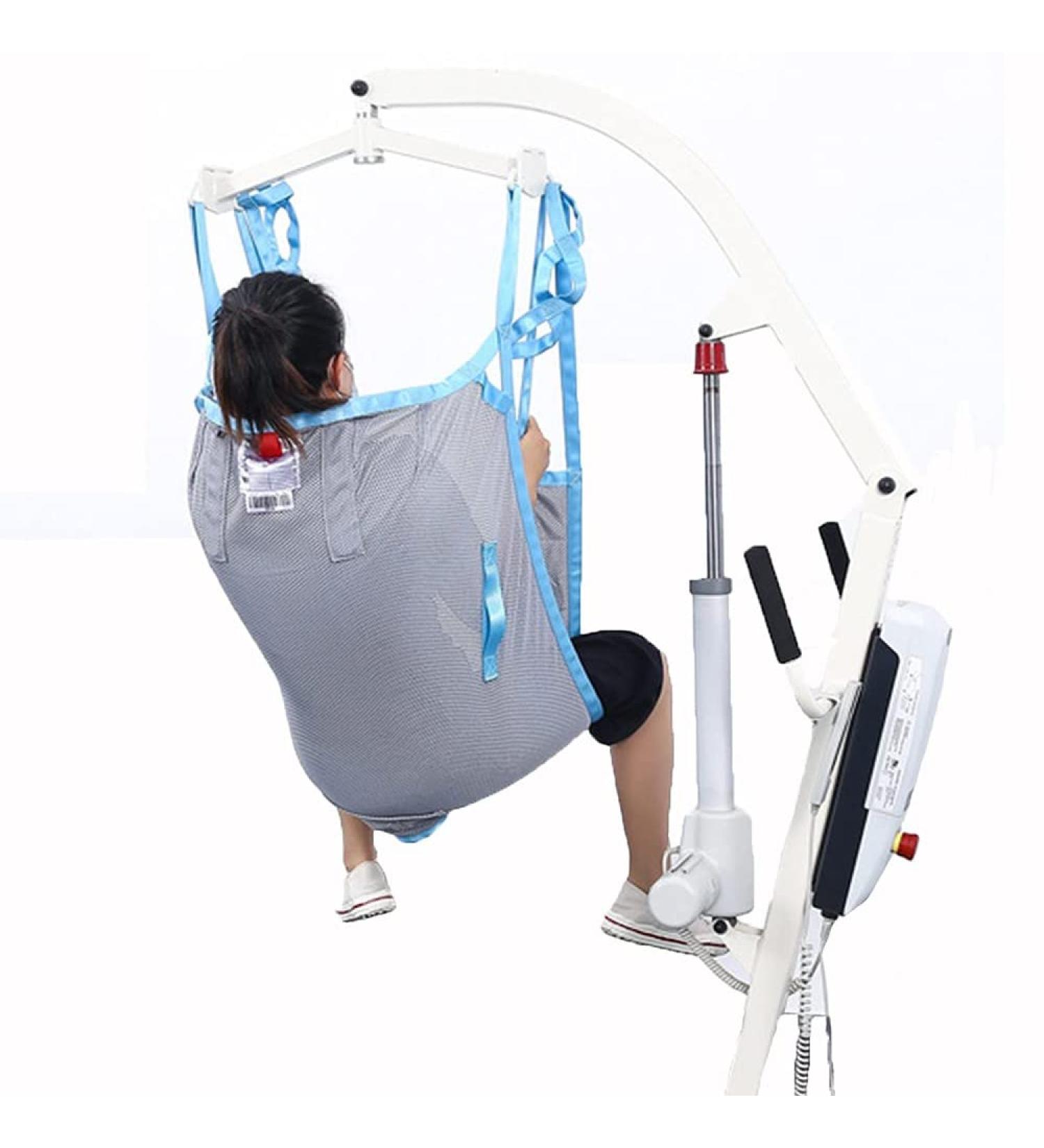 Transfer Nursing Sling Hoist for Lifting Elderly Heavy Duty Full Body Lift Sling Lift Mesh Sling Toileting Aid Rehabilitation Training Equipment Large - Buy Online on GoSupps.com