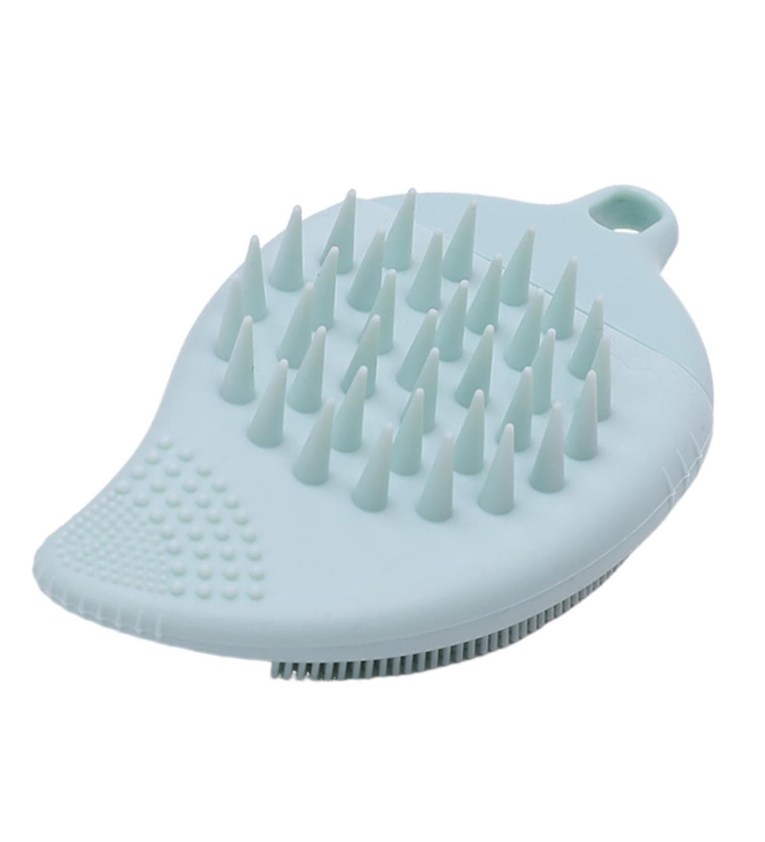 Face Exfoliator Scrubber Double Side Silicone Face Scrub Brush - Manual Hair Scrub for Women and Men Skin Care Face Brushes for Sensitive Dry Skin Gray Green - Buy Online on GoSupps.com