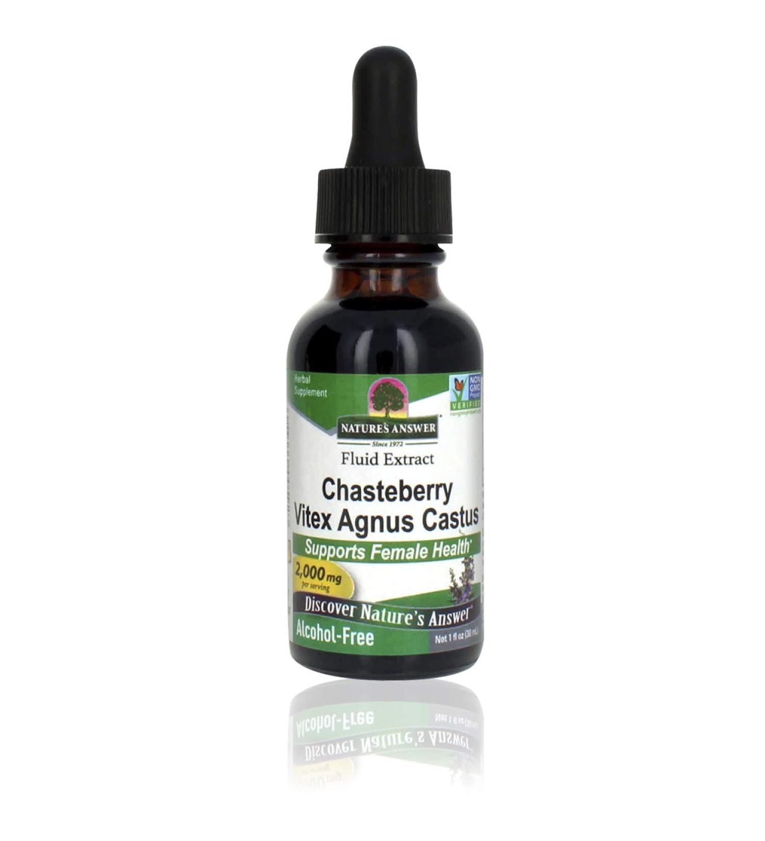 Buy Nature's Answer Vitex Berry Extract 2000 mg - Alcohol-Free - 1 fl oz - Buy Online on GoSupps.com