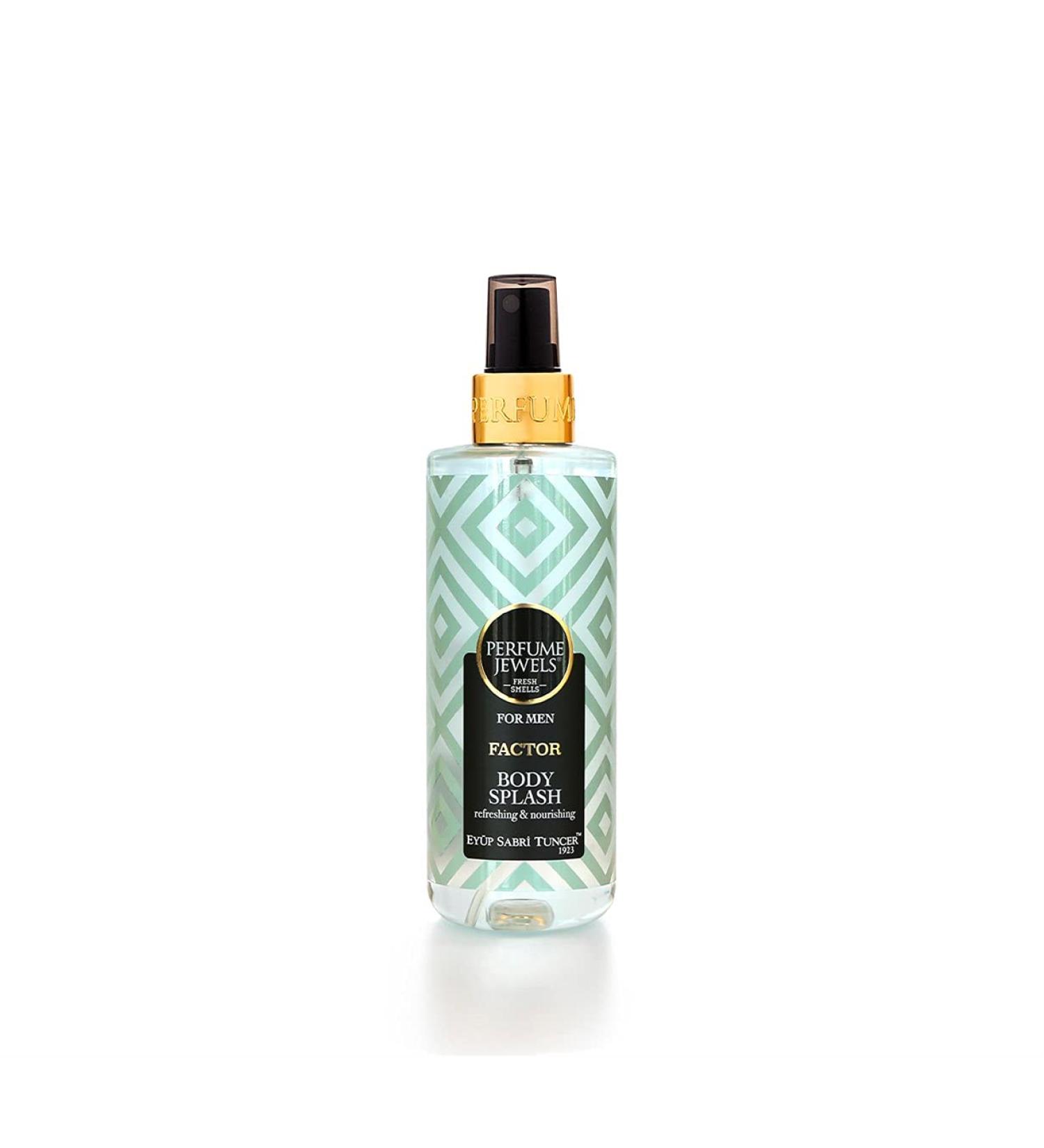 EST 1923 Eyup Sabri Tuncer Perfume Jewels Body Splash Series (FACTOR FOR MEN 250ML) FACTOR FOR MEN 250ML - Buy Online on GoSupps.com