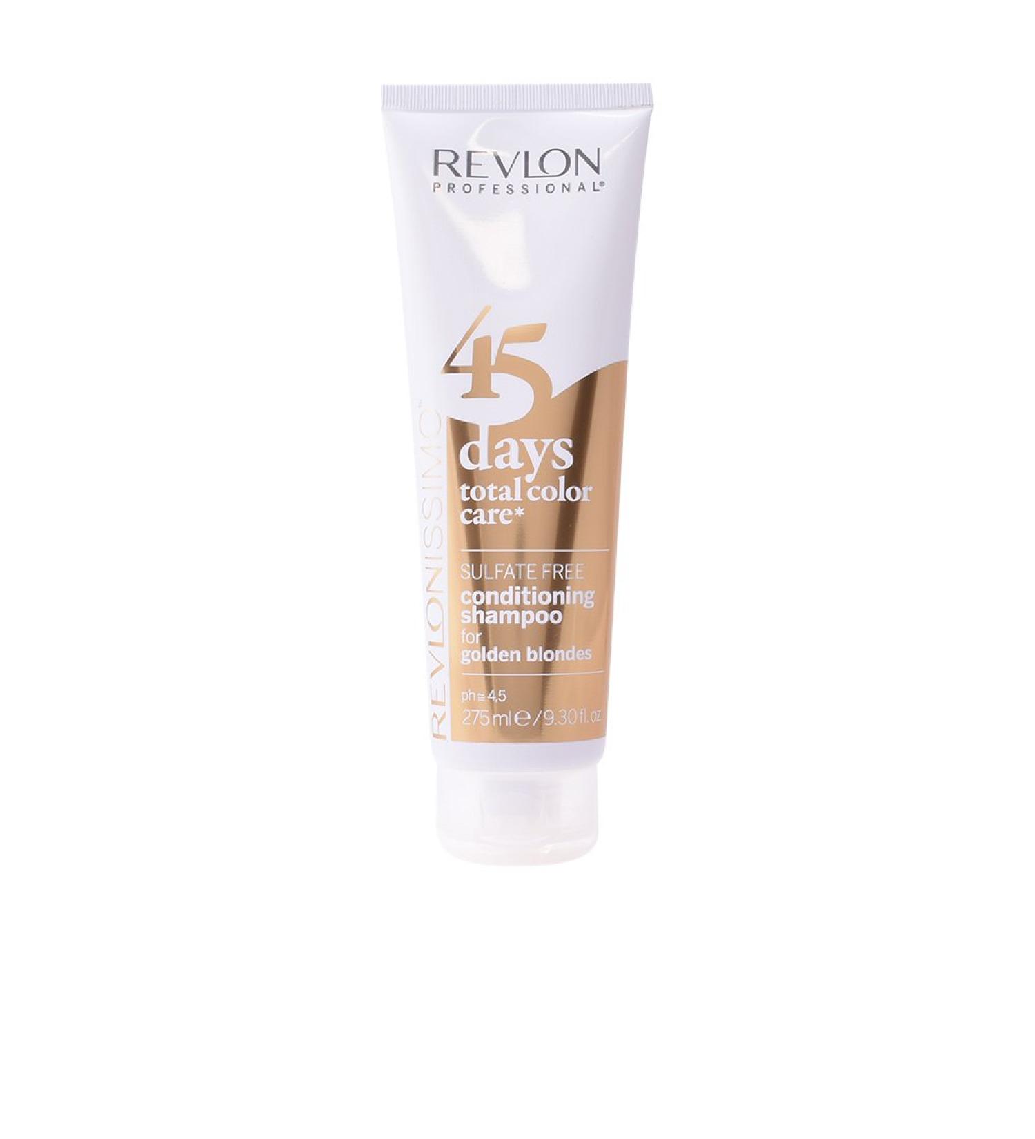 REVLON PROFESSIONAL 45 DAYS Shampoo and Conditioner 2in1 Color Protector GOLDEN BLONDES Golden Blonde - Buy Online on GoSupps.com