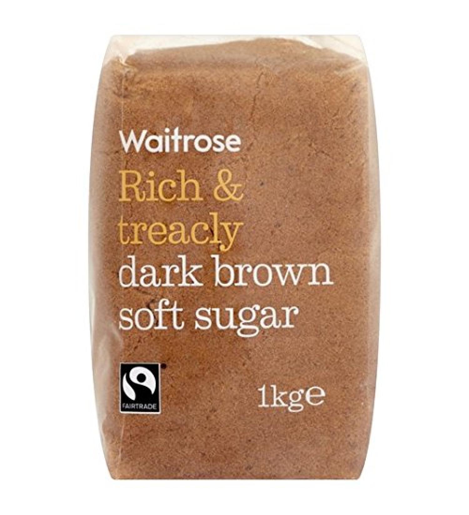 Waitrose Dark Brown Soft Sugar 1kg