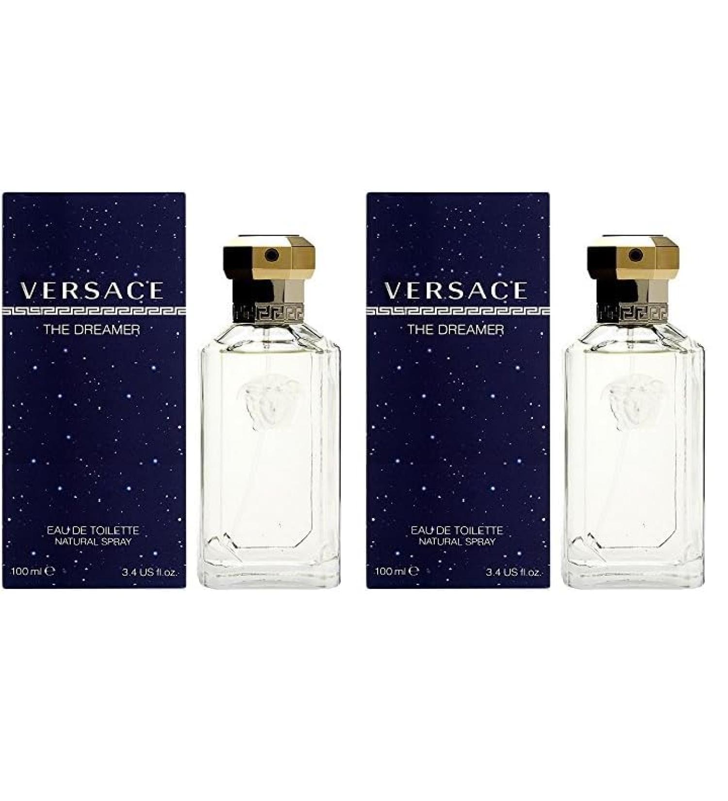 Versace The Dreamer for Men 3.4 oz Eau de Toilette Spray (Pack of 2) 3.40 Fl Oz (Pack of 2) Dreamer - Buy Online on GoSupps.com