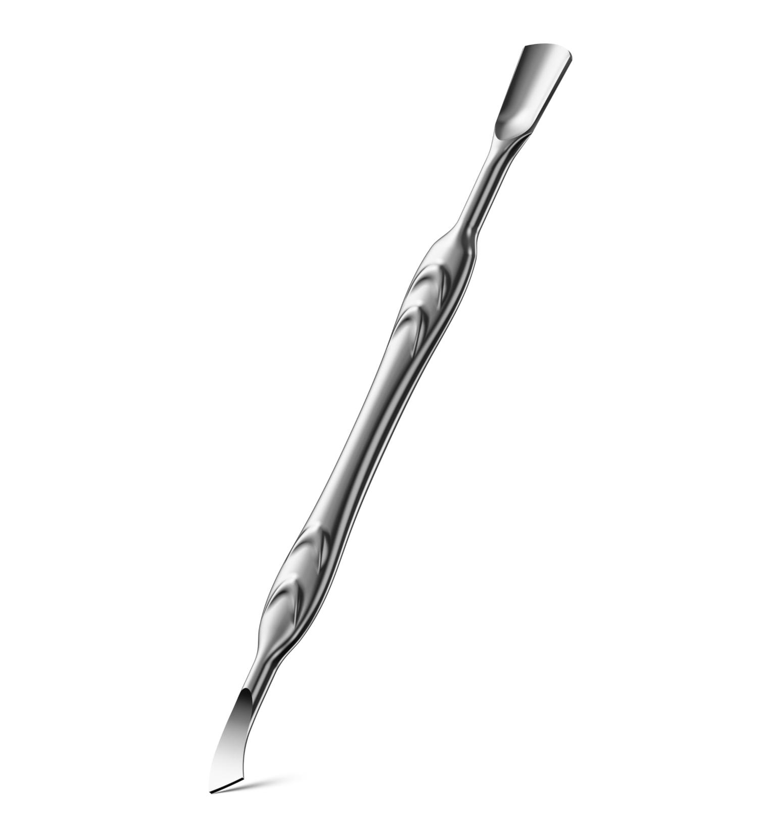 FERYES Elegant Precision Cuticle Pusher & Nail Cleaner - Dual-Ended Cuticle Stick Stainless Steel Cuticle Remover Tool for Flawless Nail Care Silver Type1 - Buy Online on GoSupps.com