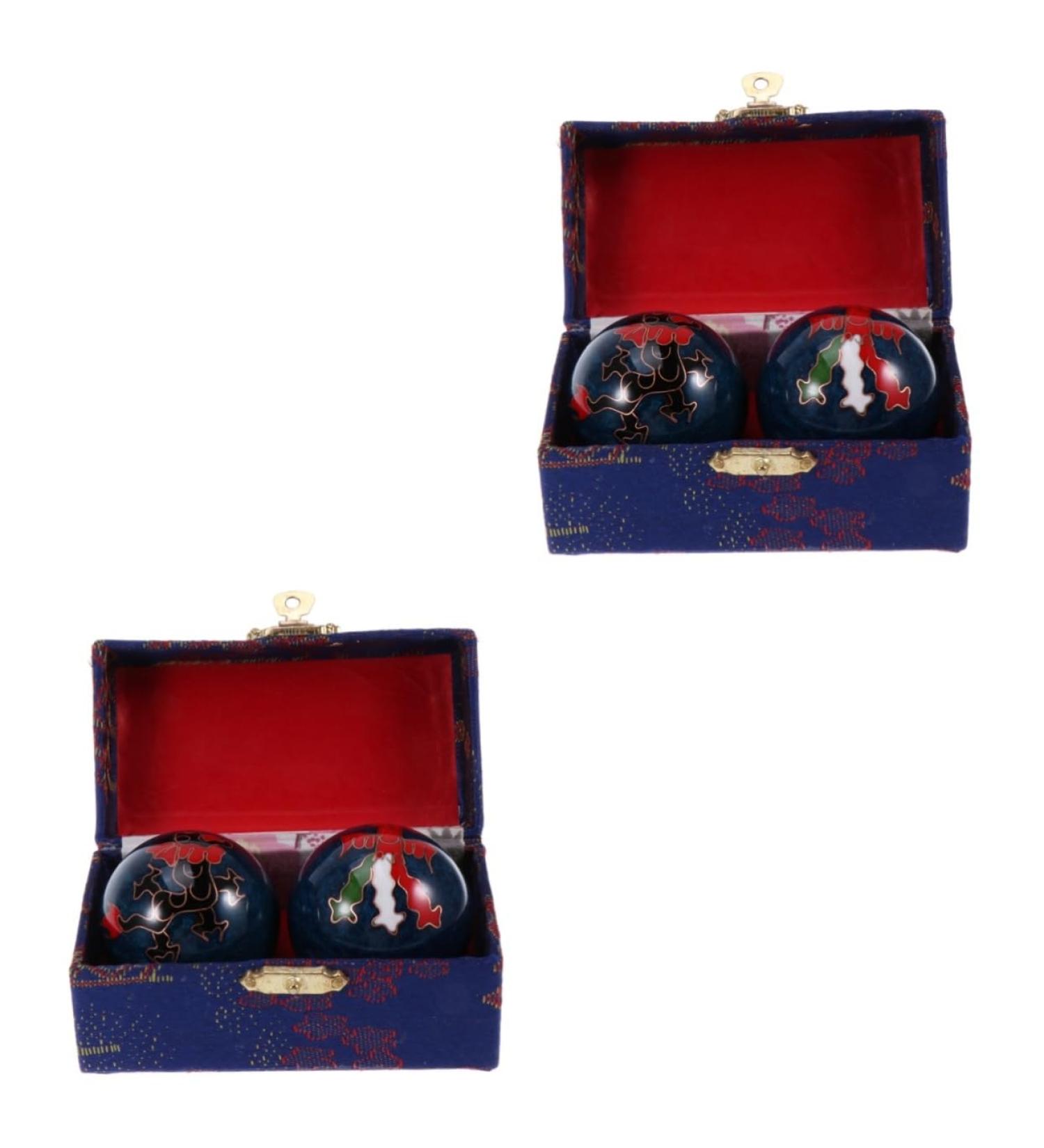 Beavorty 2nd Handballs for Stress Relief | Meditation & Fitness Massage Balls | Baoding Tools for Foot & Body Relaxation - Buy Online on GoSupps.com