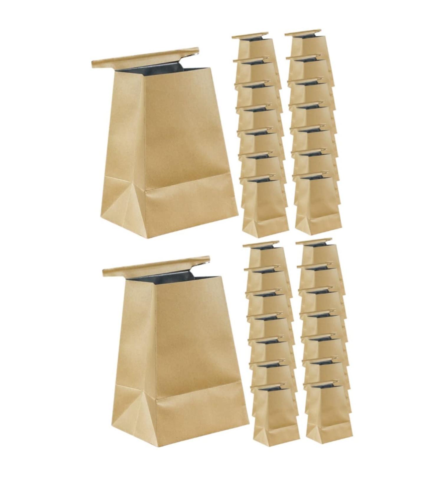 Healeved 30 pcs Kraft Paper Car Trash Bags Disposable - Light Brown Vomit Bags for Travel - Buy Online on GoSupps.com