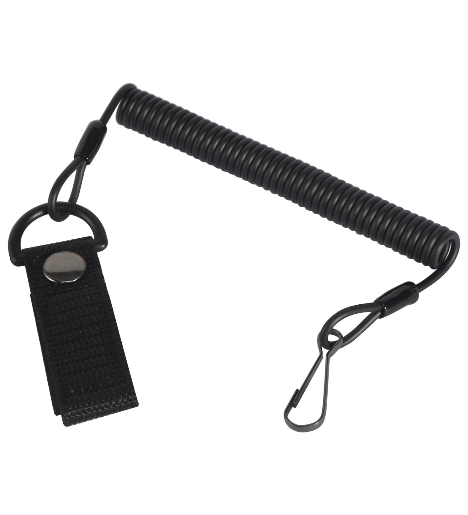 Belihome Paracord Tactical Lanyard | Elastic Fishing Key Ring | Durable Spiral Keychain Safety Rope - Buy Online on GoSupps.com