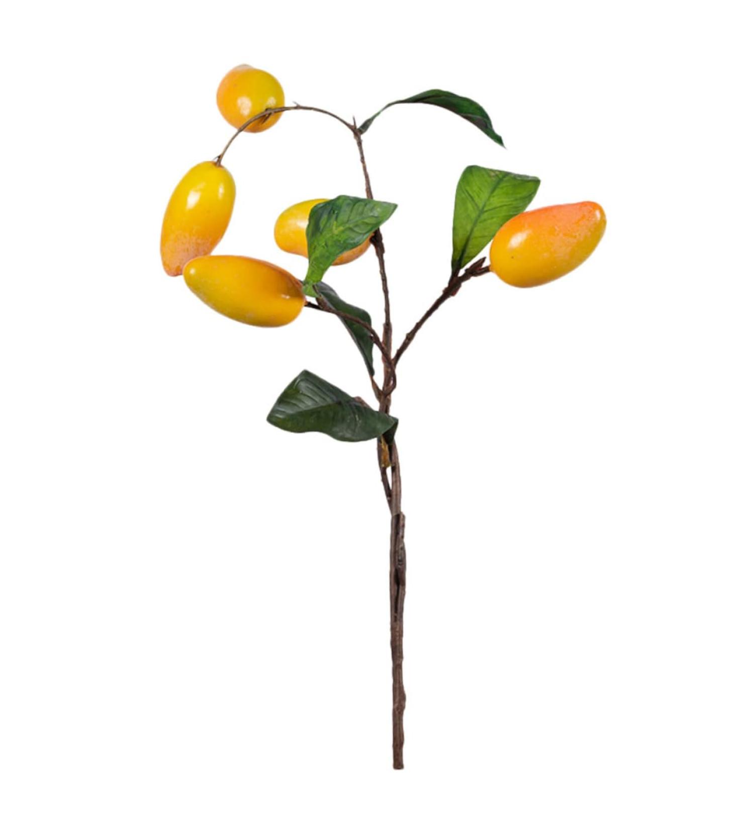 DECHOUS 1pc Home Decor Artificial Tree Branches Home Accents Decor Faux Flower Arrangements Artificial Fruits House Decorations for Home Artificial Fruit Props Chinese Style Pretend Orange 52X18CM - Buy Online on GoSupps.com
