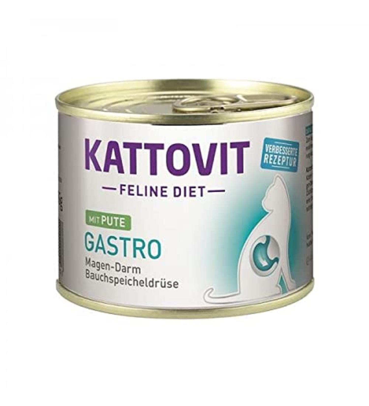 Kattovit Feline Diet Gastro Pute 12x185g