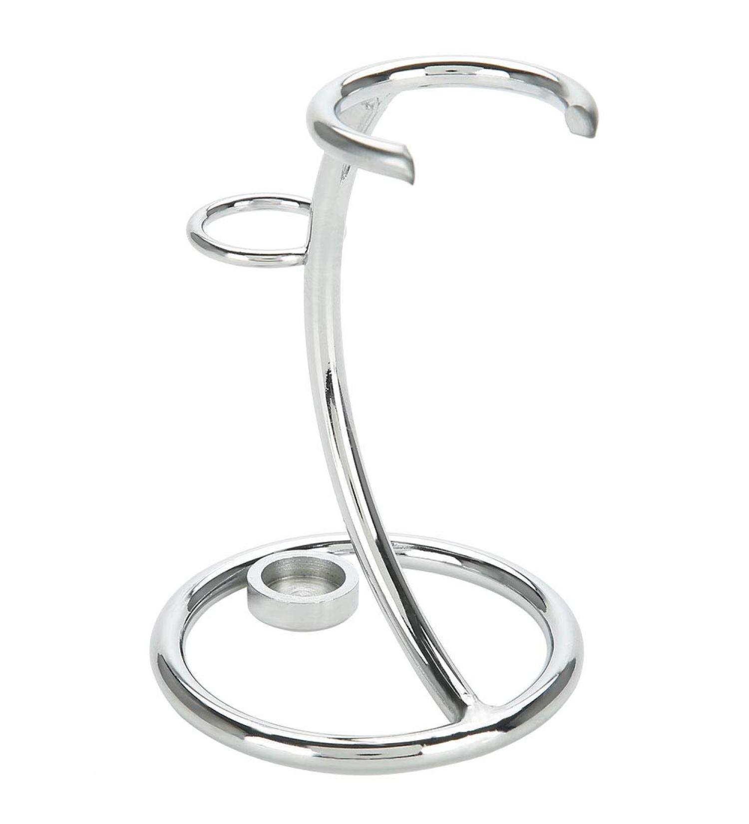 Ankroyu Manual Razor Stand - 2-in-1 Curved Shaving Brush Holder | Stainless Steel Portable Razor Stand for Home & Travel - Buy Online on GoSupps.com