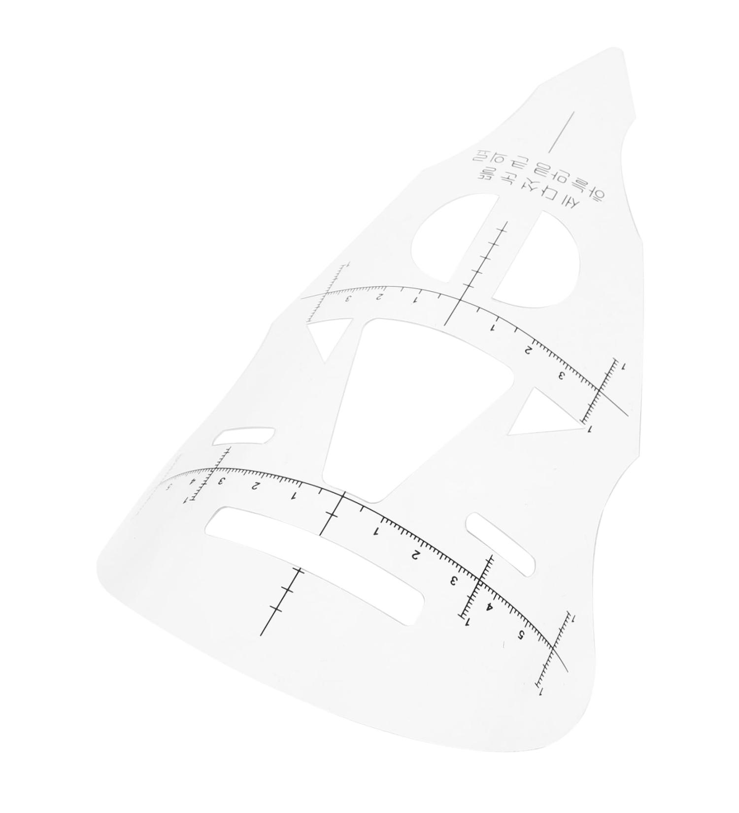 Healeved 1pc Measure Tool Eyebrow Template Shaping Tool Eyebrow Stencil Positioning The Brush Make up - Buy Online on GoSupps.com
