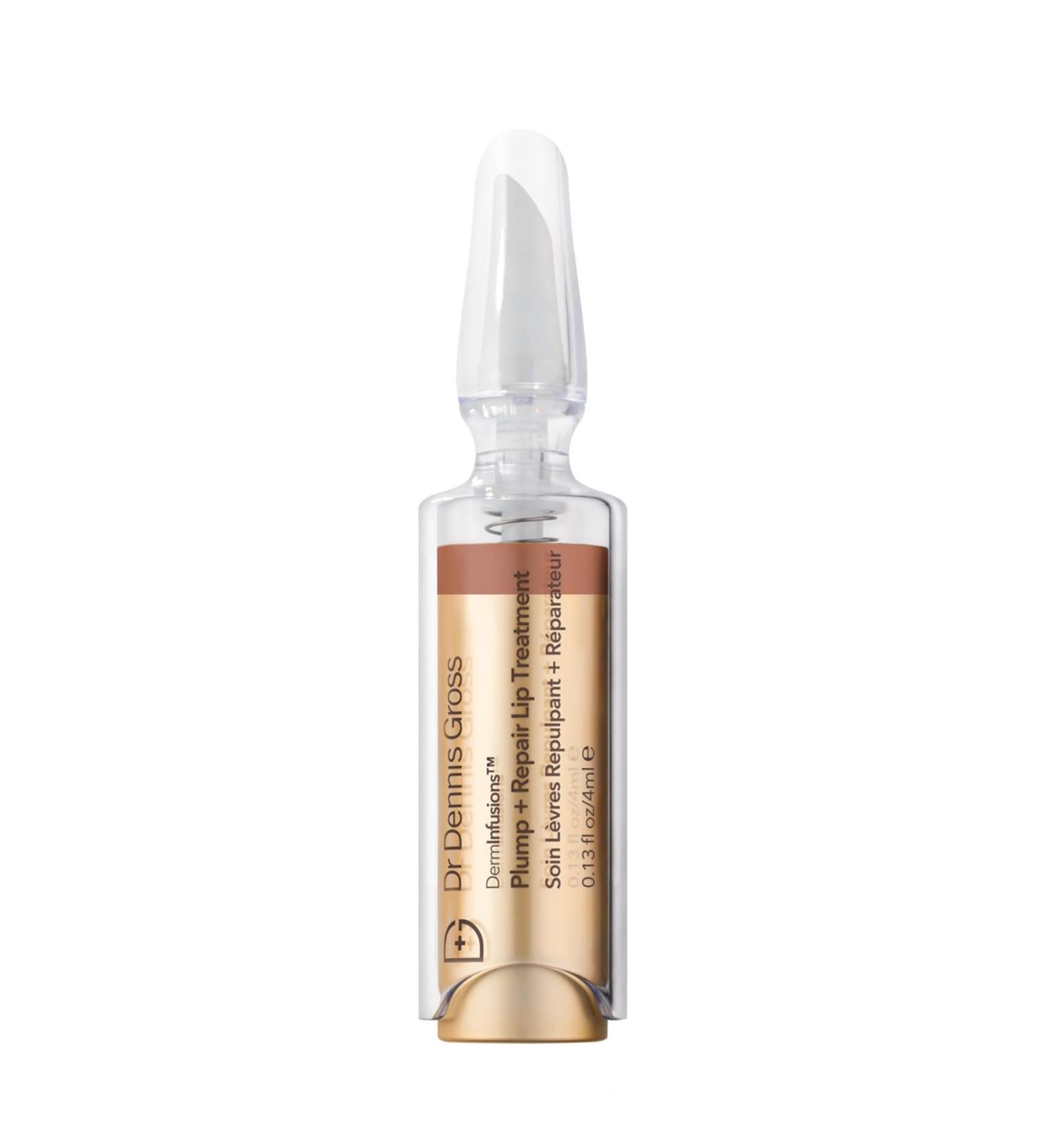 Dr Dennis Gross DermInfusions Plump + Repair Tinted Lip Treatment Beige - Visibly Plumps & Defines Lips with Hyaluronic Acid & Peptides - Repairs Moisture Barrier - 4 mL Beige 4 ml - Buy Online on GoSupps.com