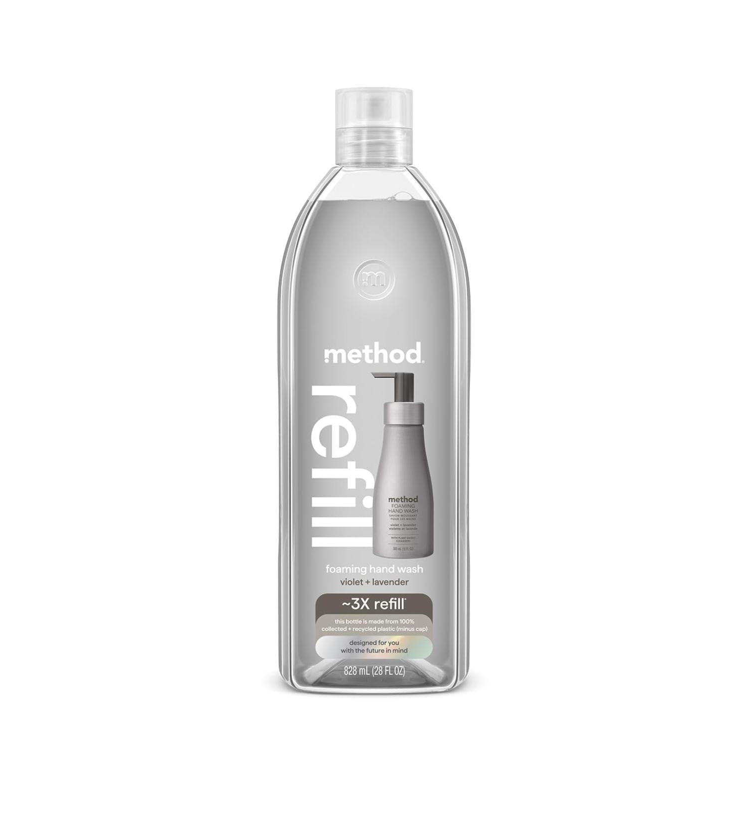 Method Foaming Hand Soap Refill, Violet + Lavender, 28 Fl Oz (Pack of 1) (Packaging May Vary) - Buy Online on GoSupps.com