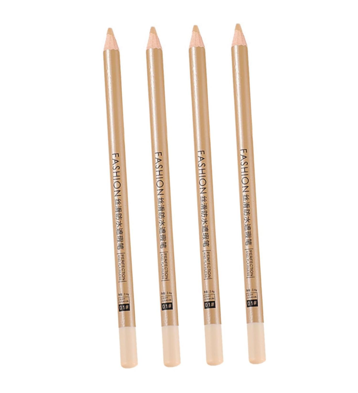  Ipetboom Ipetboom 4 Pieces Concealer Pen Makeup Freckle Concealer Pencil Cosmetic Concealer Pencils Highlights Concealer Pen Highlights Concealer Pencil Smudge Concealer Pencils Wooden White - Buy Online on GoSupps.com