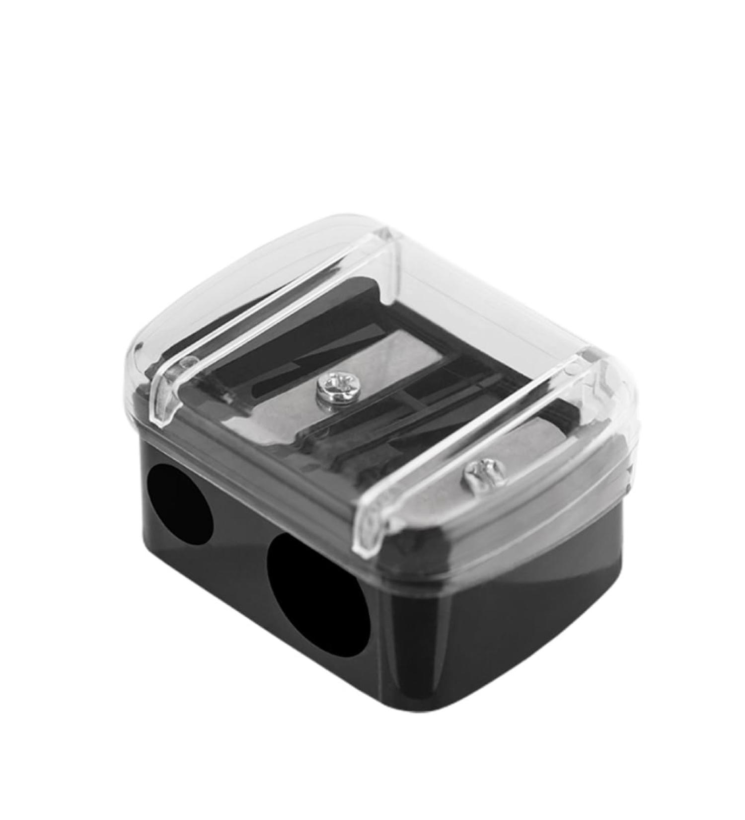 Dual Cosmetic Pencil Sharpener - Perfect for Artists & Students | Eye Makeup Pencil Sharpener for School Supplies - Buy Online on GoSupps.com