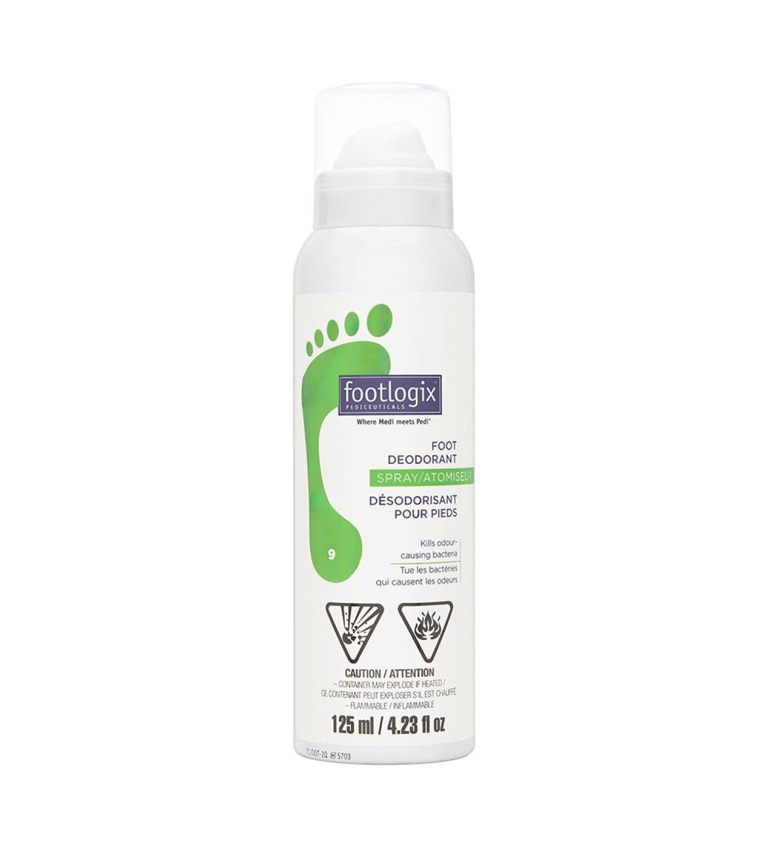 FOOTLOGIX Foot Deodorant Spray  4.23 Fl Oz