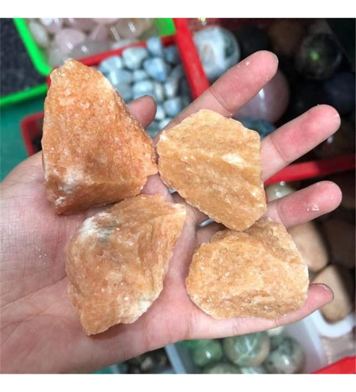 Crystals Stone Natural Rough Gemstone of Red Raw for Decoration - (Color: Red Size: 3-5cm) Chakra Reiki Balancing - Buy Online on GoSupps.com