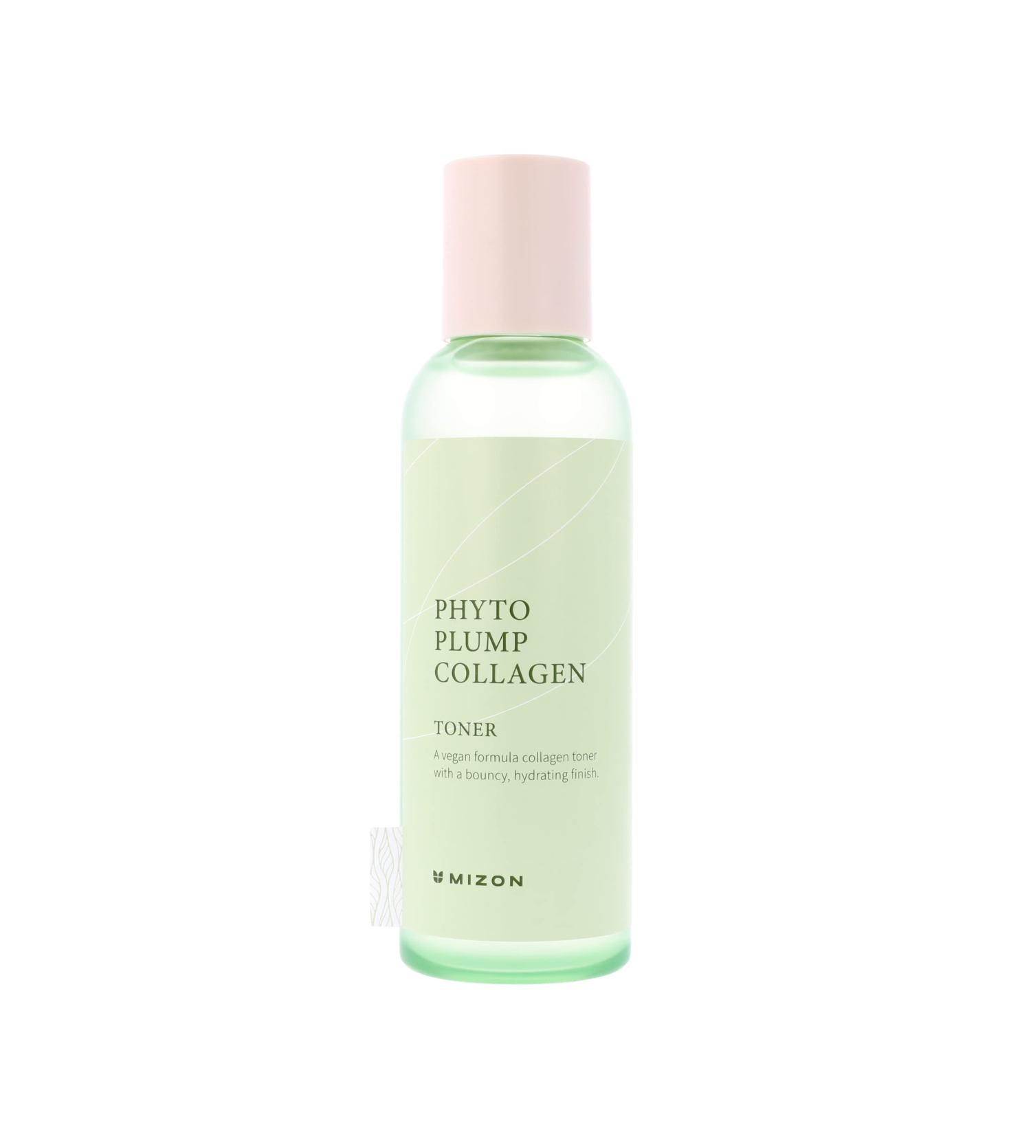 MIZON Phyto Plump Collagen Toner - Vegan Anti-Wrinkle Hydrating Formula with Adenosine | 150ml - Buy Online on GoSupps.com