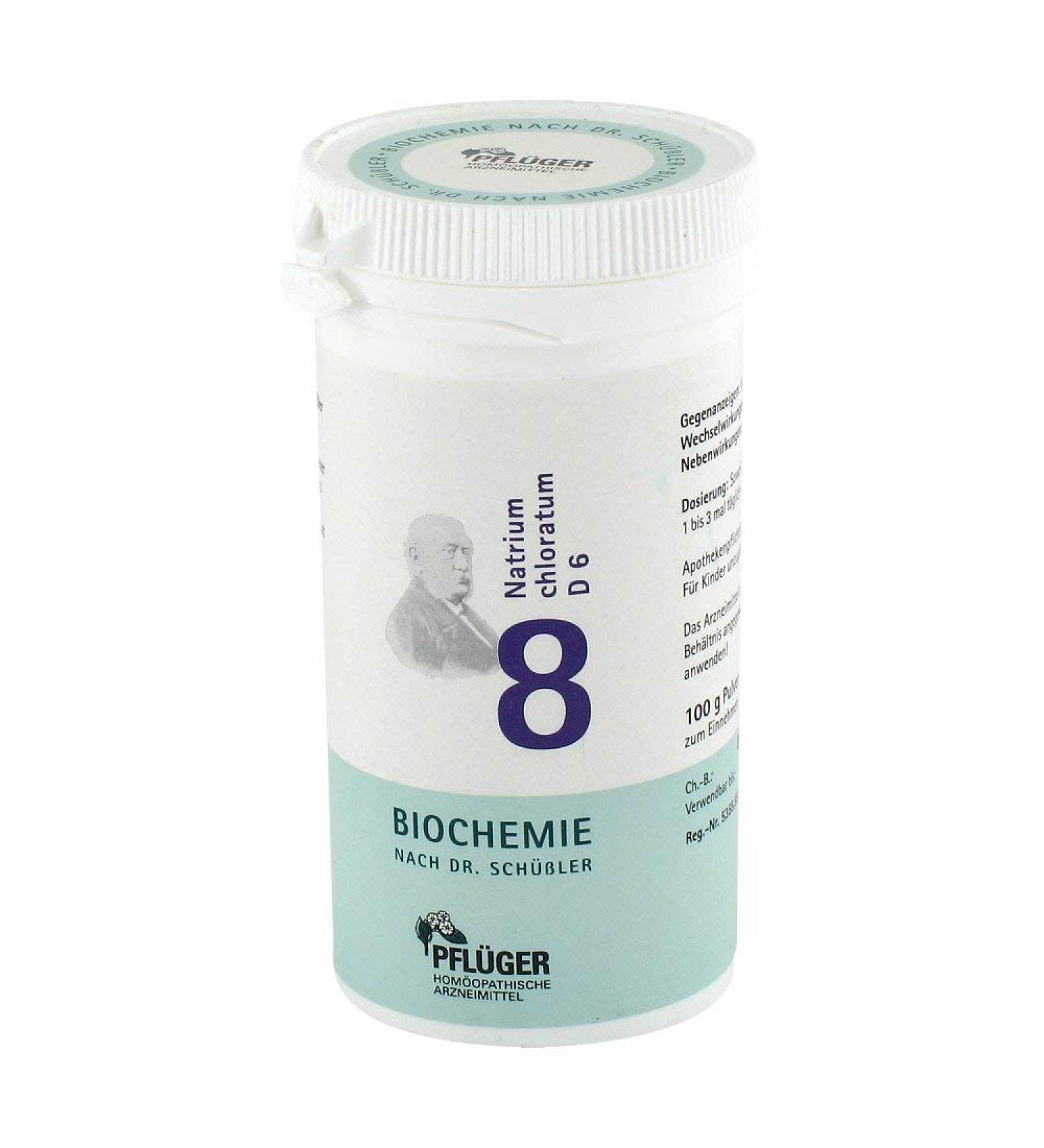 Biochemistry Pfl ger 8 Natrium Chloratum D 6 Powder 100 g