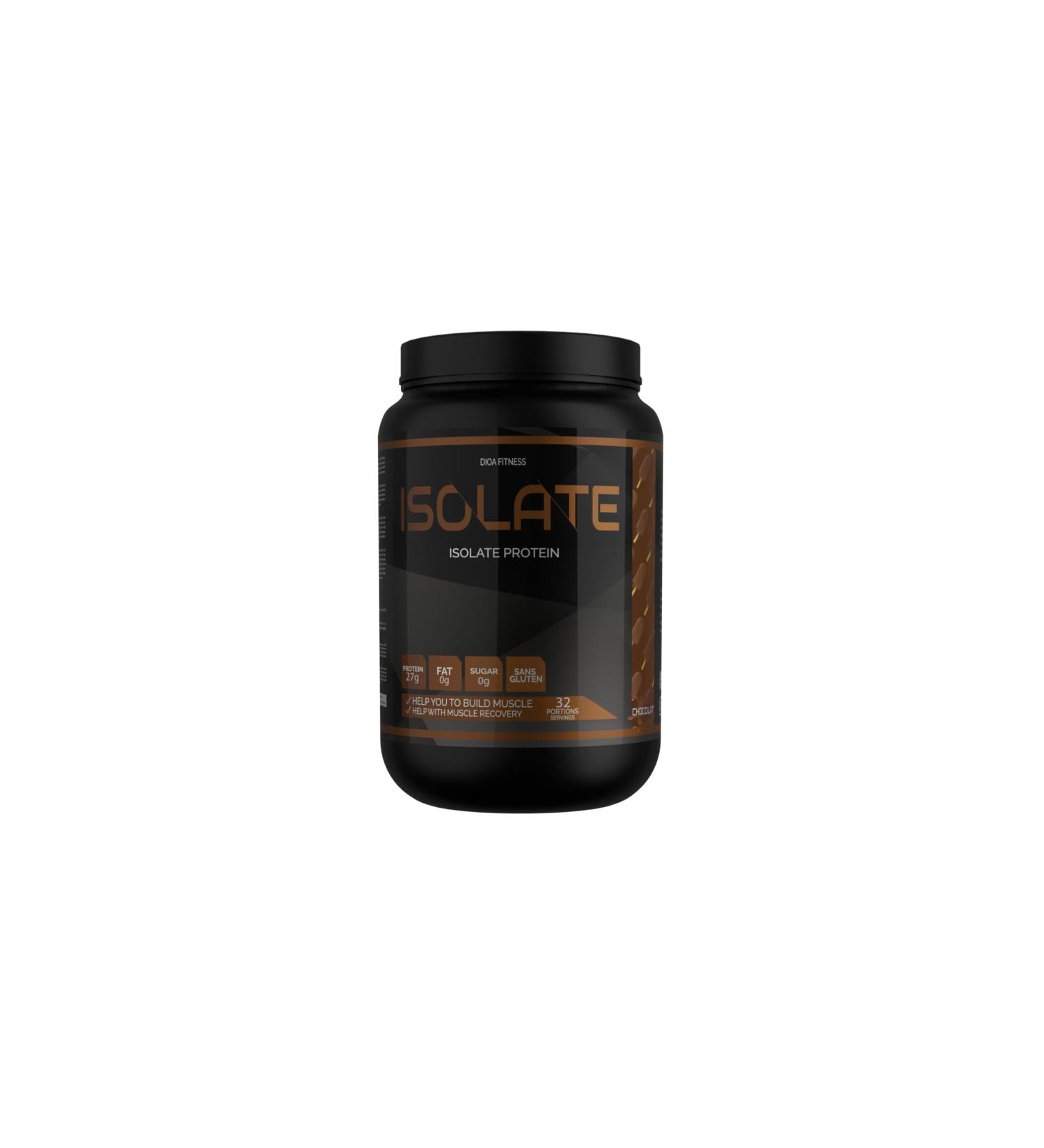 DIOA Fitness - Isolate 1kg - Whey Protein Isolate 32 Servings (Chocolate) - Buy Online on GoSupps.com