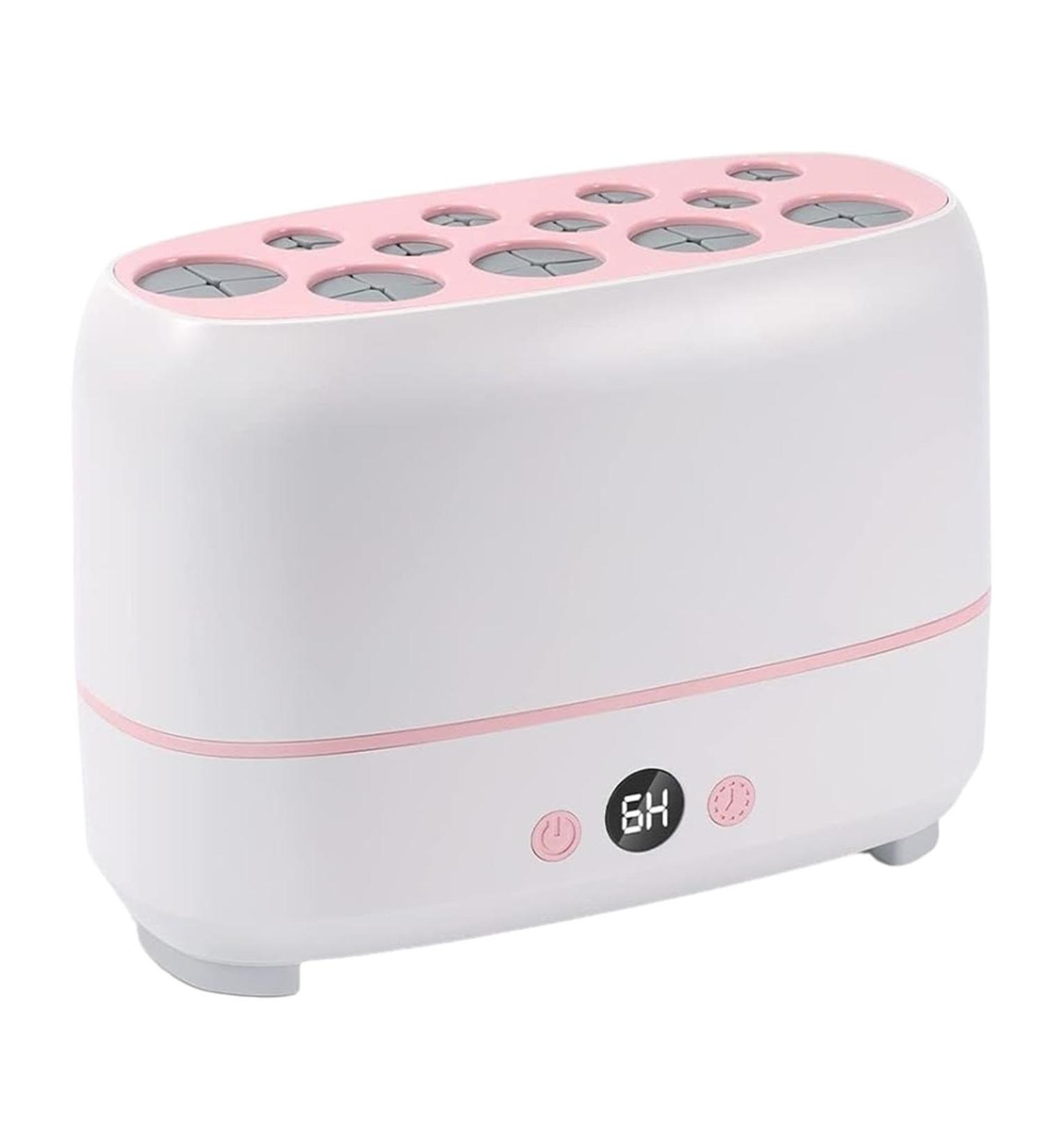 Buy Makeup Brush Cleaner - Automatic 12-Hole Washing Tool | Pink Brush Cleaner for Effortless Makeup Maintenance - International Shipping Available - Buy Online on GoSupps.com