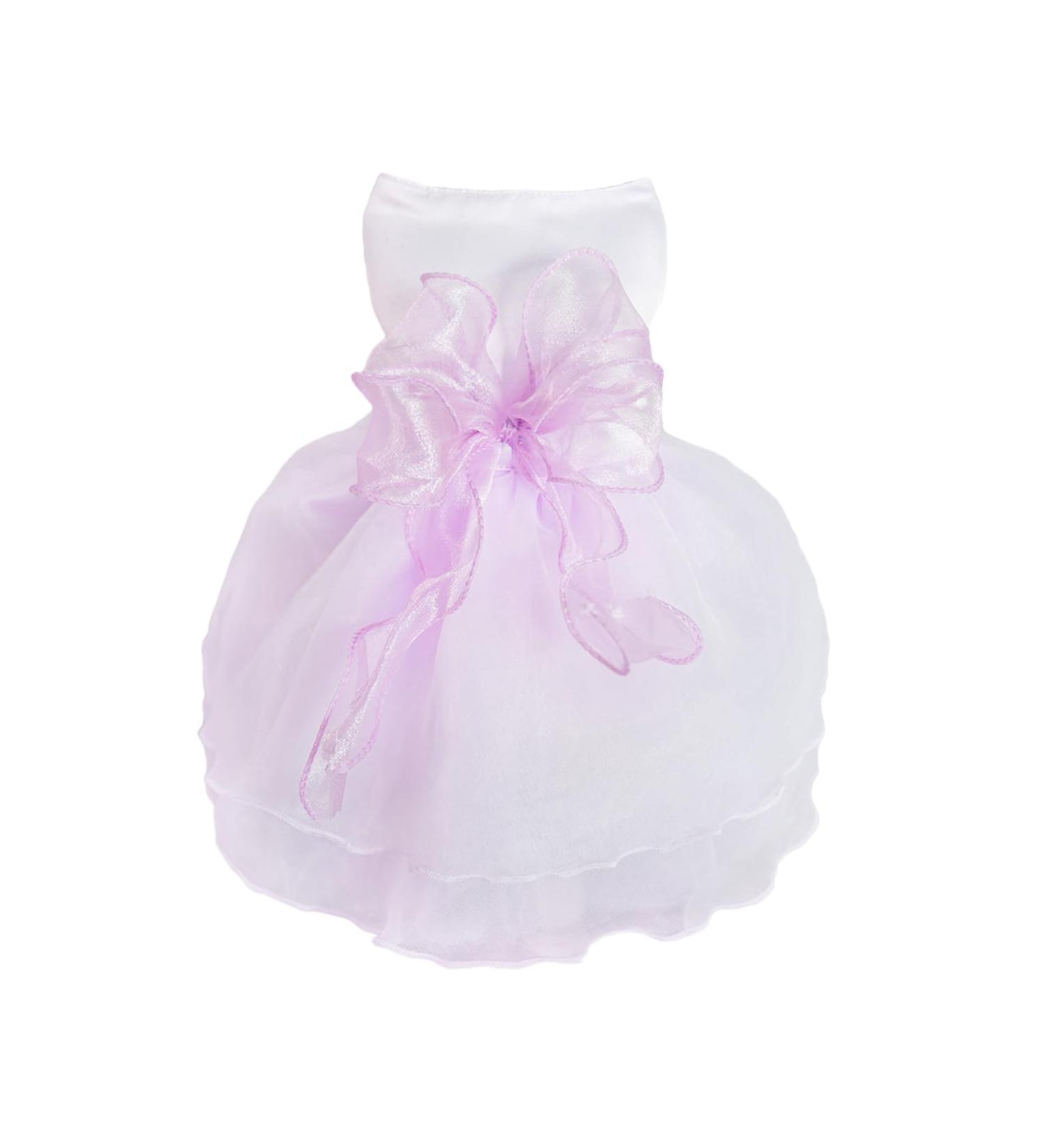 Luxury Dog Wedding Dress - Purple Princess Puppy Skirt & Evening Dresses | Summer Bowknot Dog Clothing for Small Dogs (M) - Buy Online on GoSupps.com