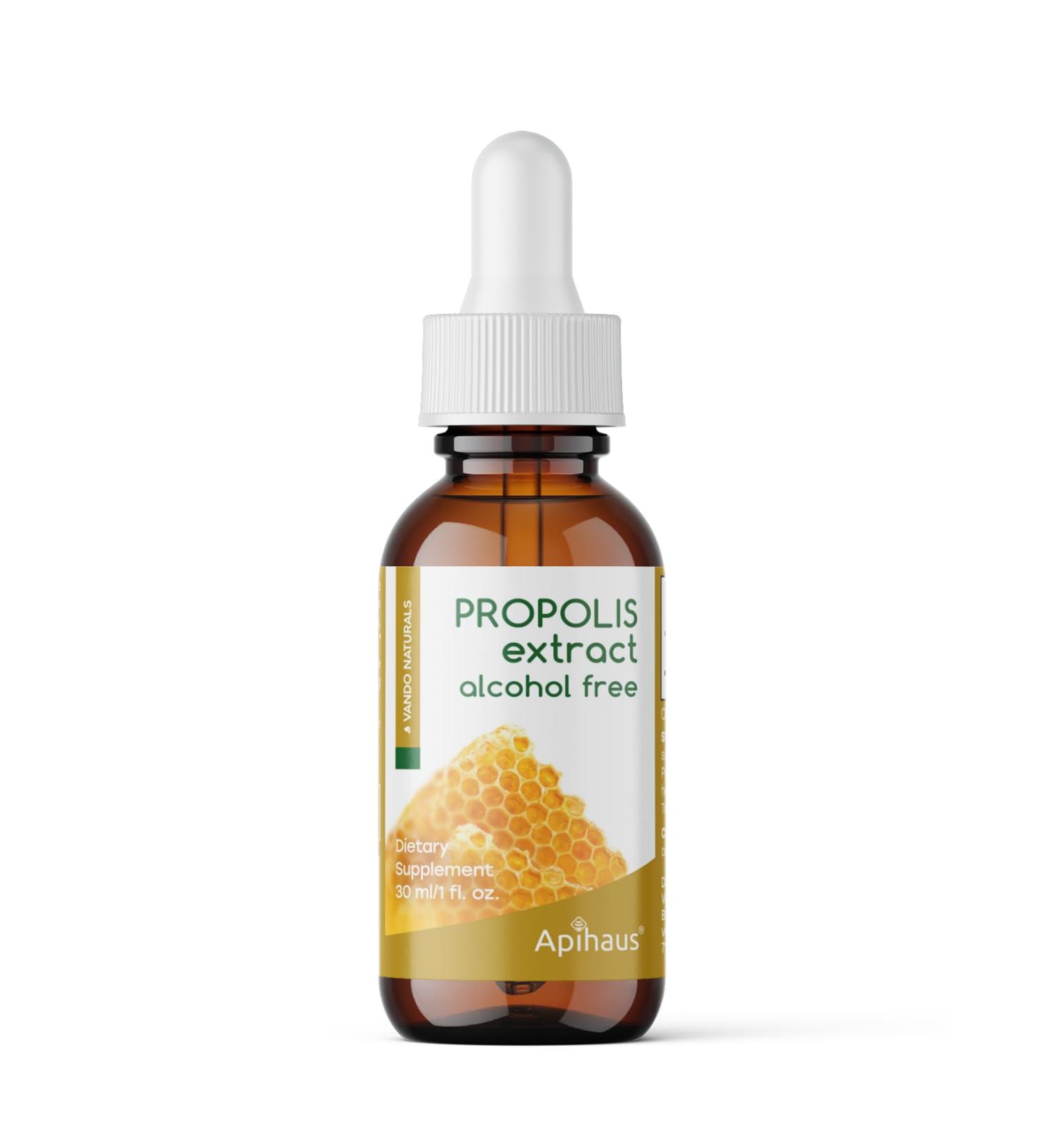 Buy Alcohol-Free Propolis Tincture 1 fl. oz - Natural Immune Support | International Shipping Available - Buy Online on GoSupps.com