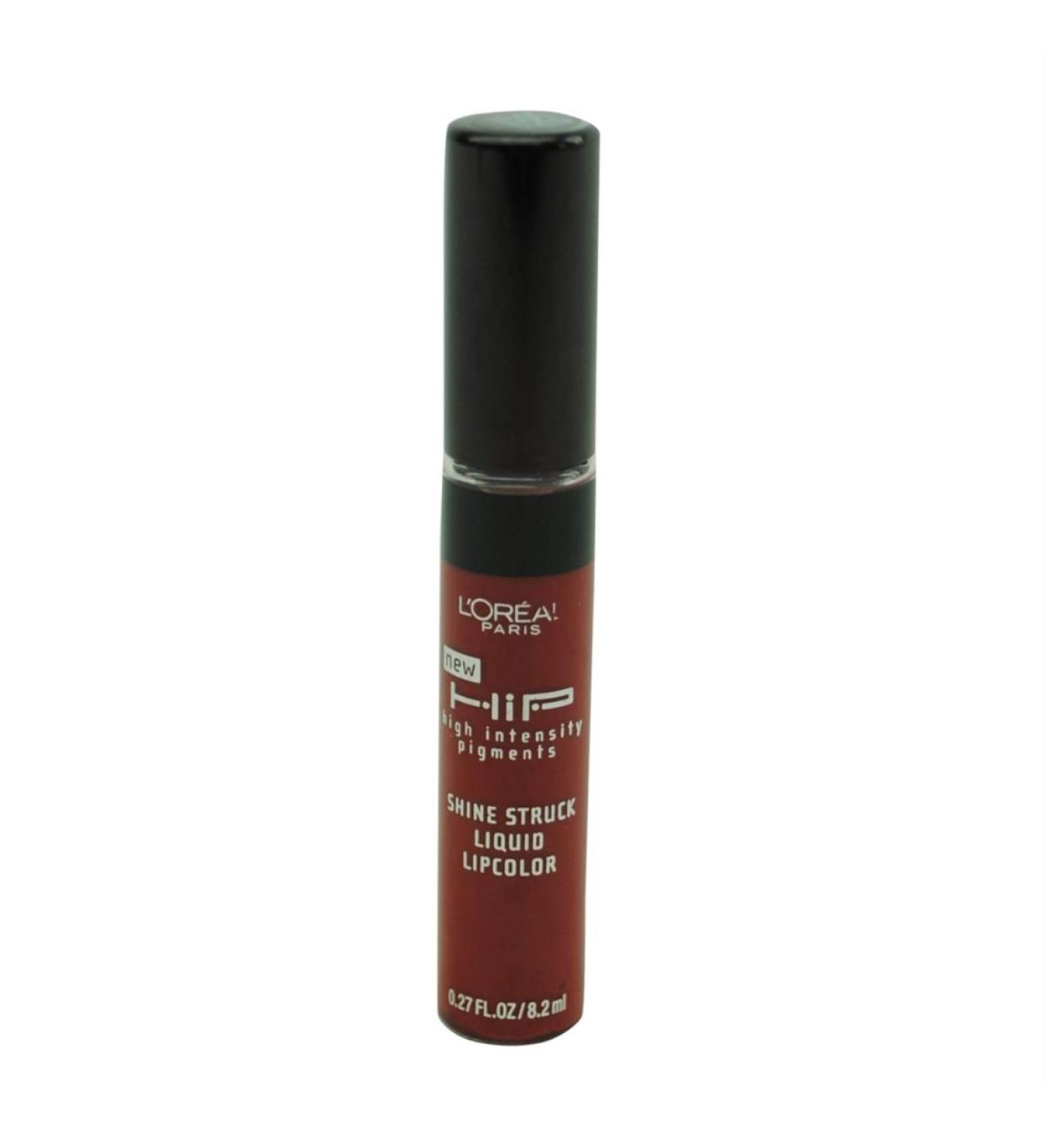 L'Oreal HIP Shine Struck Liquid Lipcolor Turbulent 360 .27 fl oz (8.2 ml)