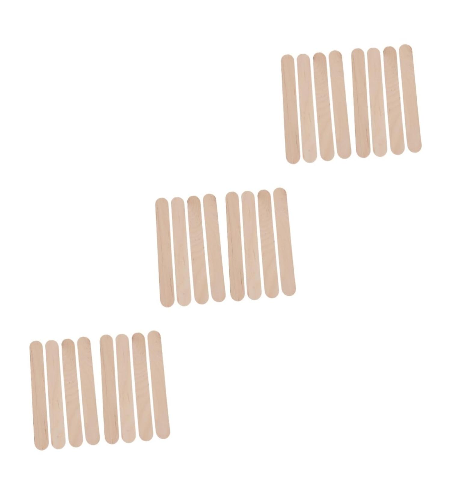 Angoily 150 pc Wax Bar Sticks - High-Quality Wax Applicator for Hair Removal | Manual Wooden Sticks for Smooth Application - Buy Online on GoSupps.com