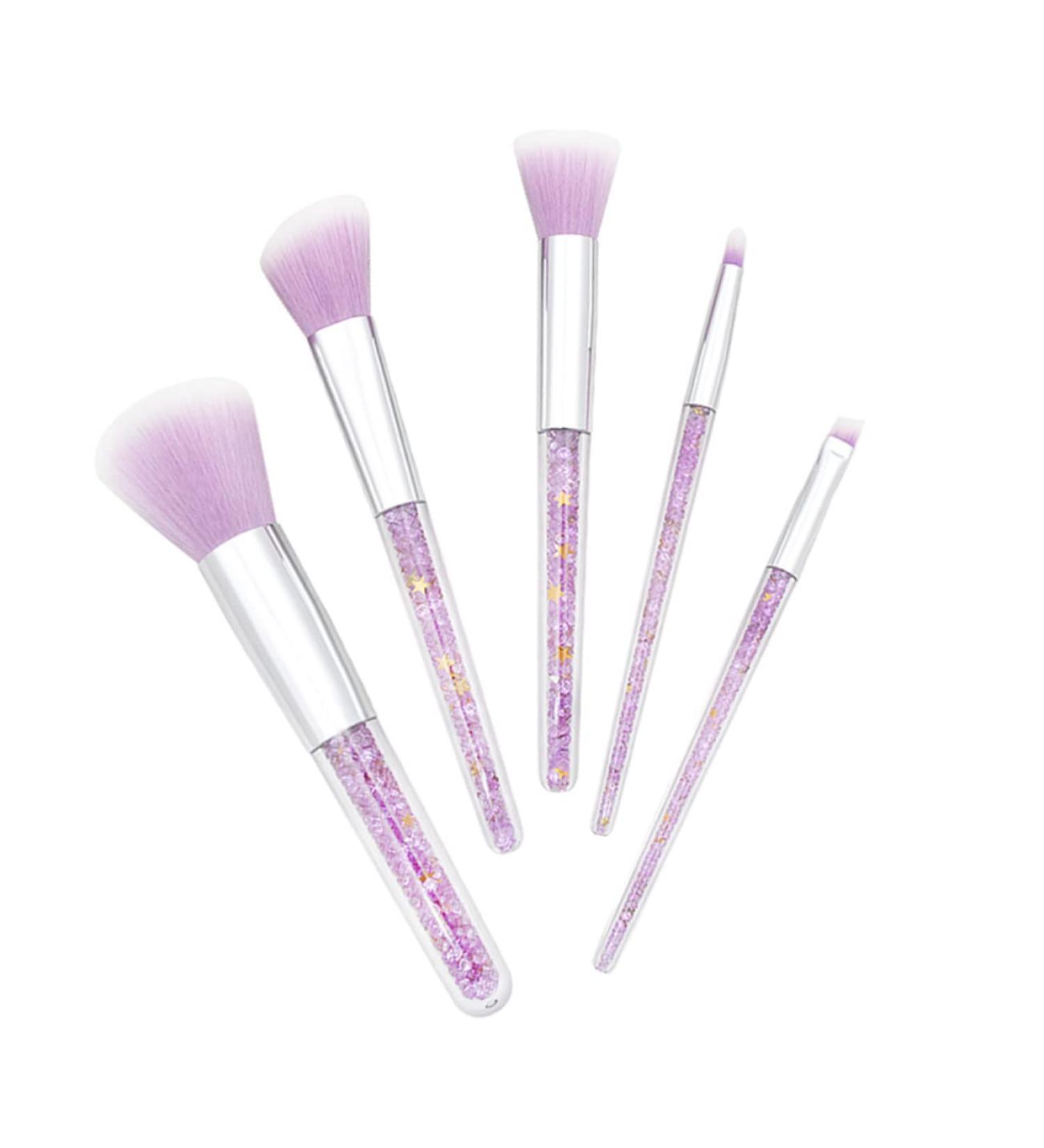 Housoutil 5 Set Powder Mineral Brush Makeup Face Brushes Purple Blush Makeup Brush Kit Diamond Makeup Brushes Women s Suits Blush Brush Foundation Makeup Brushes Eye Brush Major 16x3cm Purple 01 - Buy Online on GoSupps.com