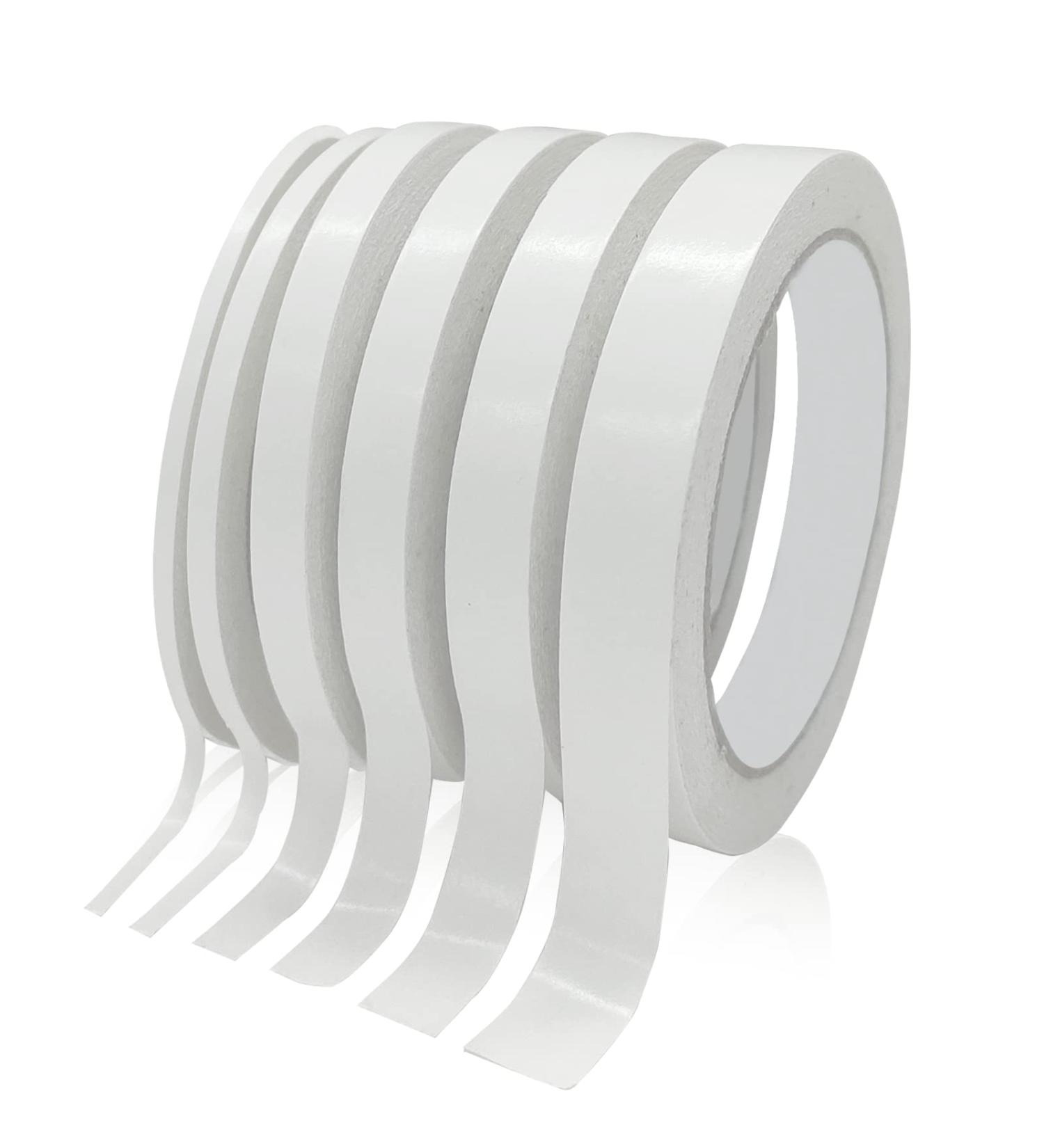 6PCS Premium Double Sided Tape for Crafts - Multi-Size Adhesive Tapes for Scrapbooking, Gift Wrapping & DIY Projects (65FT) - Buy Online on GoSupps.com