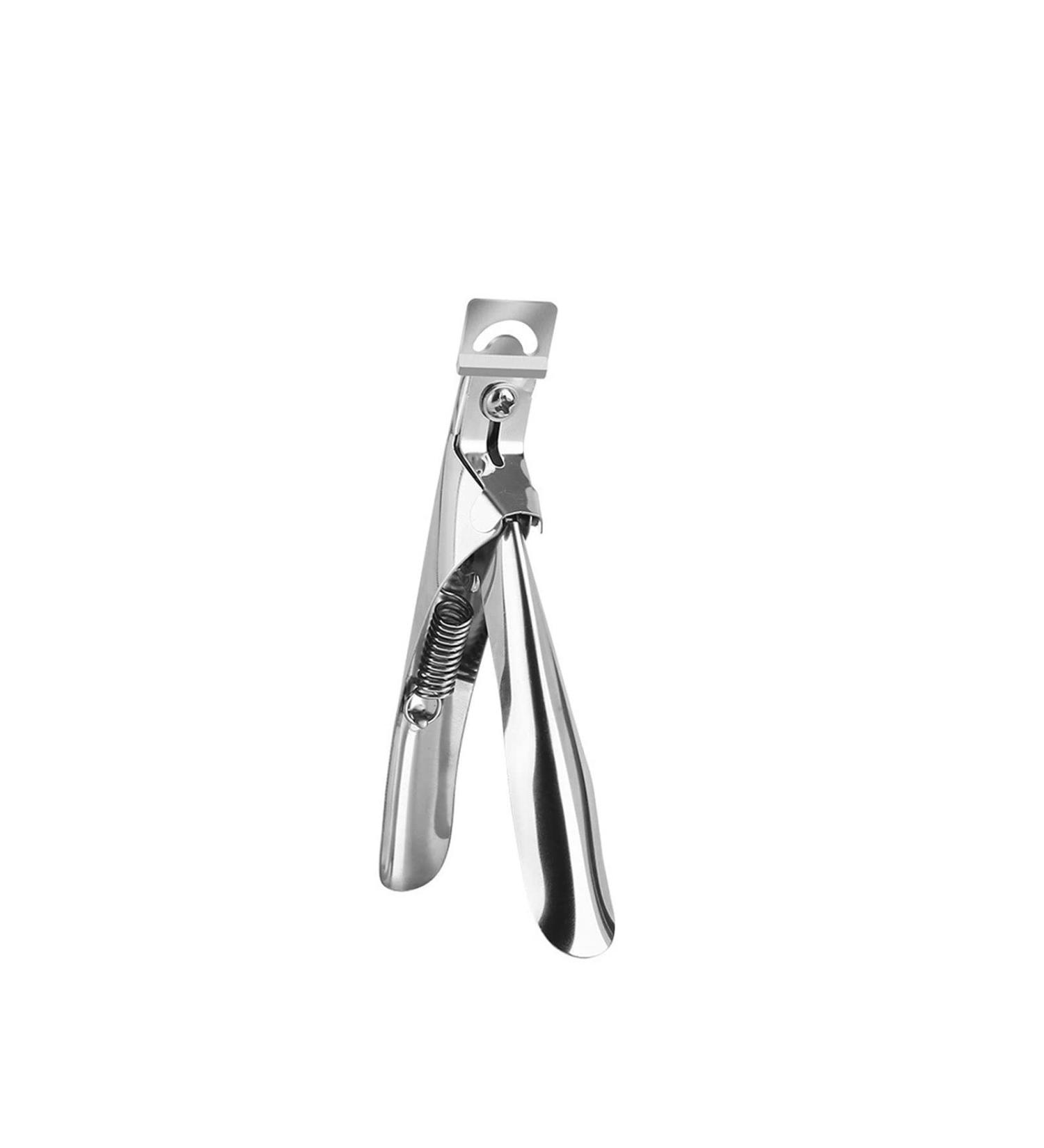 SVAASA Nail Clippers Silver Stainless Steel U Type Nail Tips Nail Clipper Edge Cutters False Nail U Word Cutting for Round/Square Fake Nail Tips Tool - Buy Online on GoSupps.com