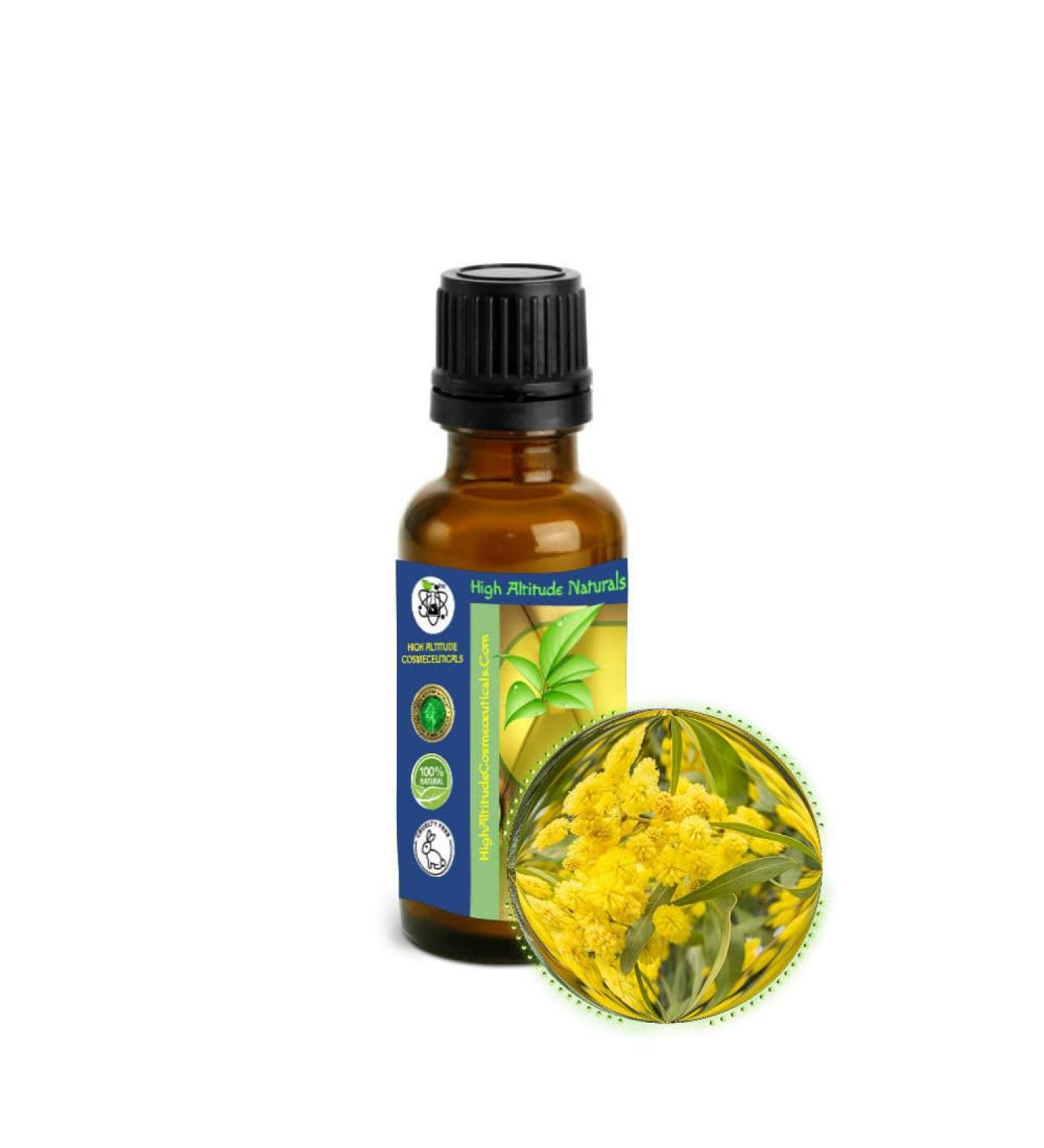 Cassie Sweet (Acacia Farnesiana) Absolute Essential Oil - Russian Mimosa (Mimoza) - Therapeutic Pure Undiluted Uncut - Aromatherapy Perfumery Cosmetics Skin Care Massage - 30ml (1oz)