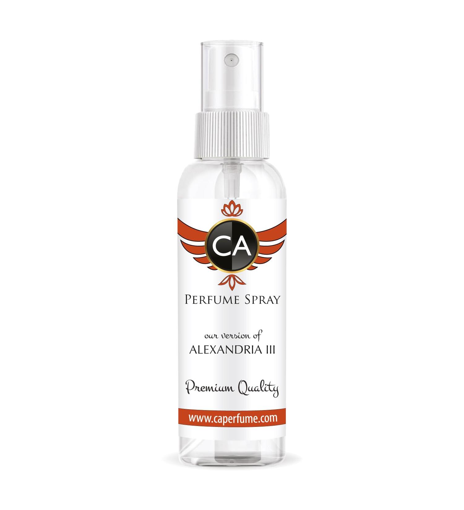 CA Perfume Impression of Alexandria Iii For Women & Men Eau de Parfum Spray Atomizer Bottle 2 Fl Oz/60ml-X1 - Buy Online on GoSupps.com
