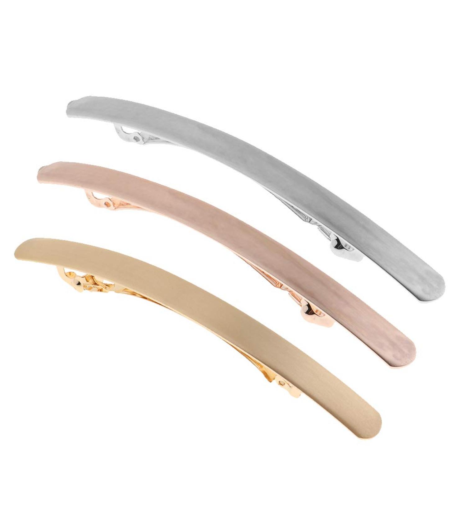 3 Long Skinny Metal French Barrette Ladies - Buy Online on GoSupps.com