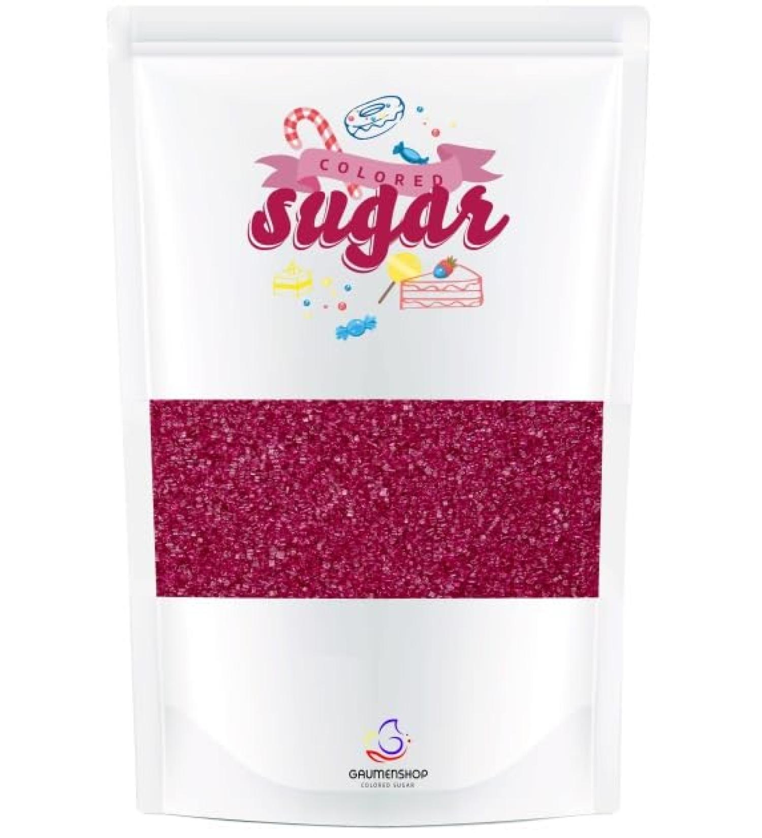 Coloured Sugar Red Bordeaux 100g Decorative Sugar