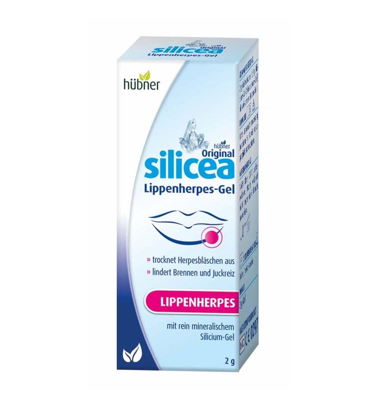 H bner Silicea Lip Herpes Gel "SIX PACK" 6x2g tubes