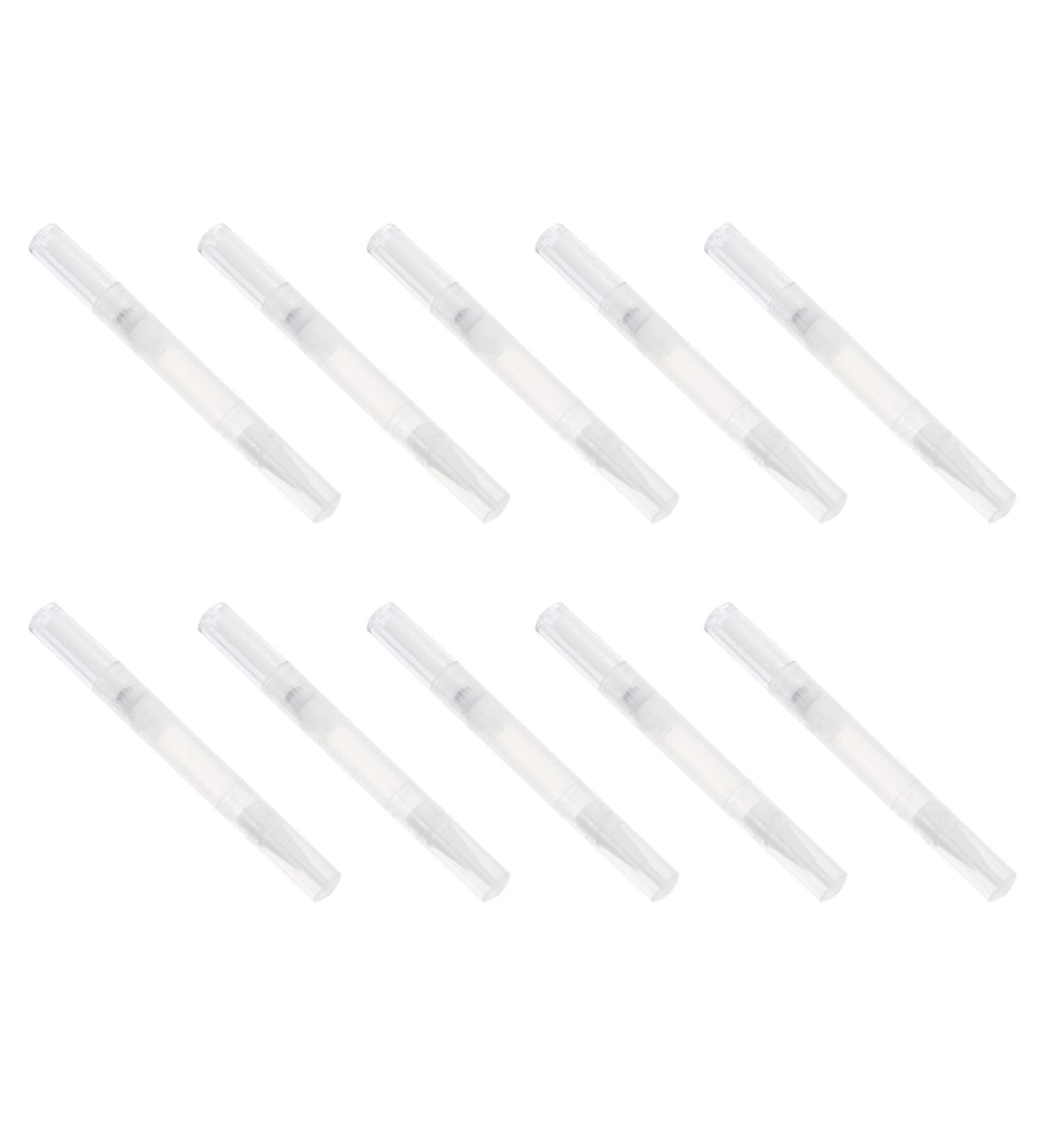 Fomiyes 10-Piece Oil Makeup Accessories Set - Transparent Lip Gloss Containers Eyelash Growth Liquid Hose & Nail Accessories - Buy Online on GoSupps.com