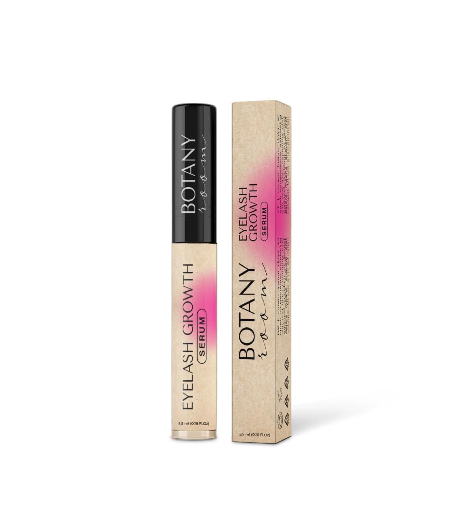 BotanyRoom Eyelash Serum | Nourishing Castor Oil & Almond Blend | Promote Natural Lash Growth & Health - Buy Online on GoSupps.com