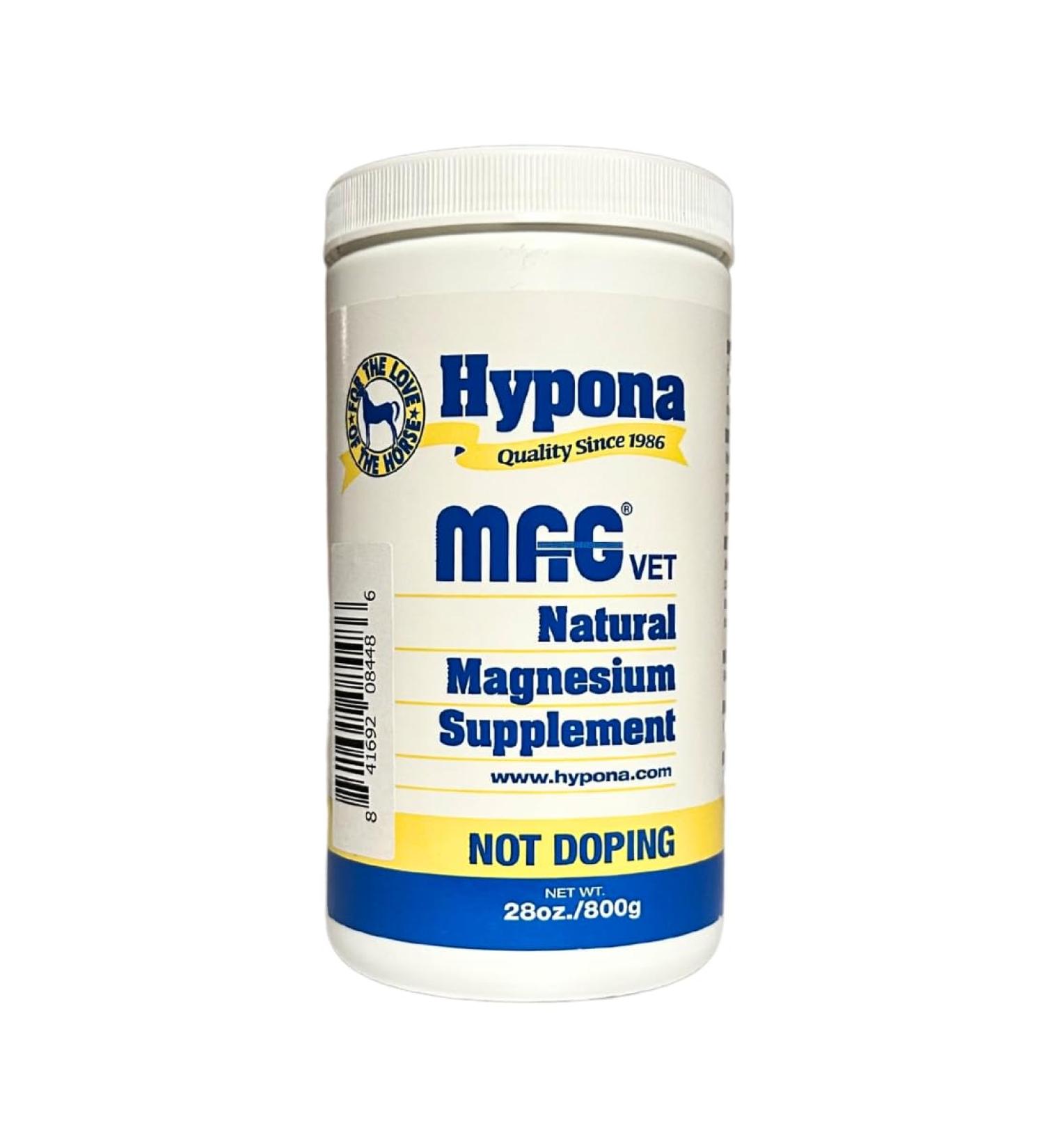 Hypona MAGVET Natural Magnesium Supplement for Horses Calms & Balances Calcium-Magnesium Levels for Optimal Performance - Buy Online on GoSupps.com
