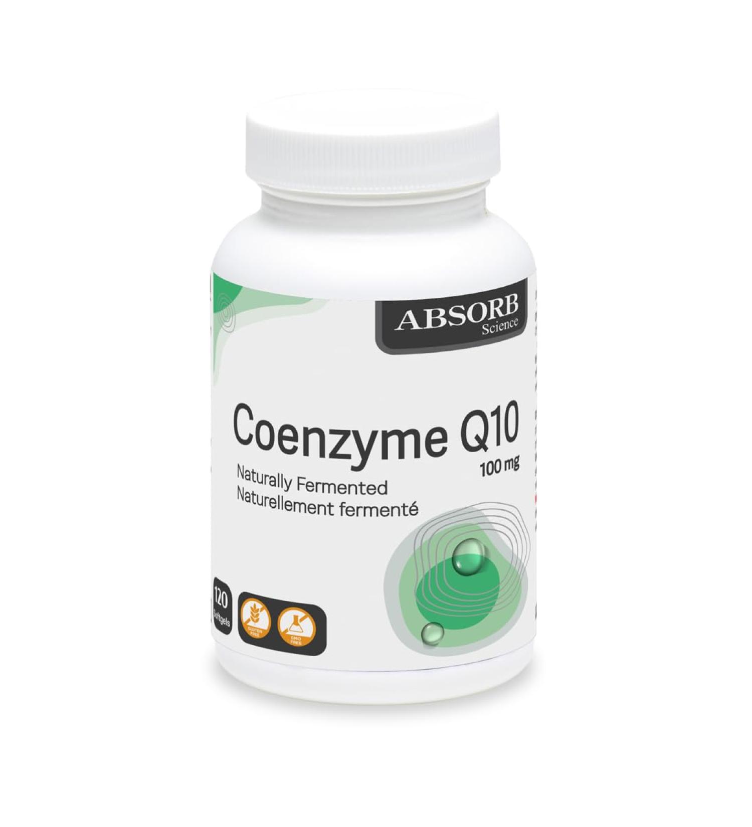 Absorb Science: Coenzyme Q10 (100 mg CoQ10) - 120 Gel Capsules