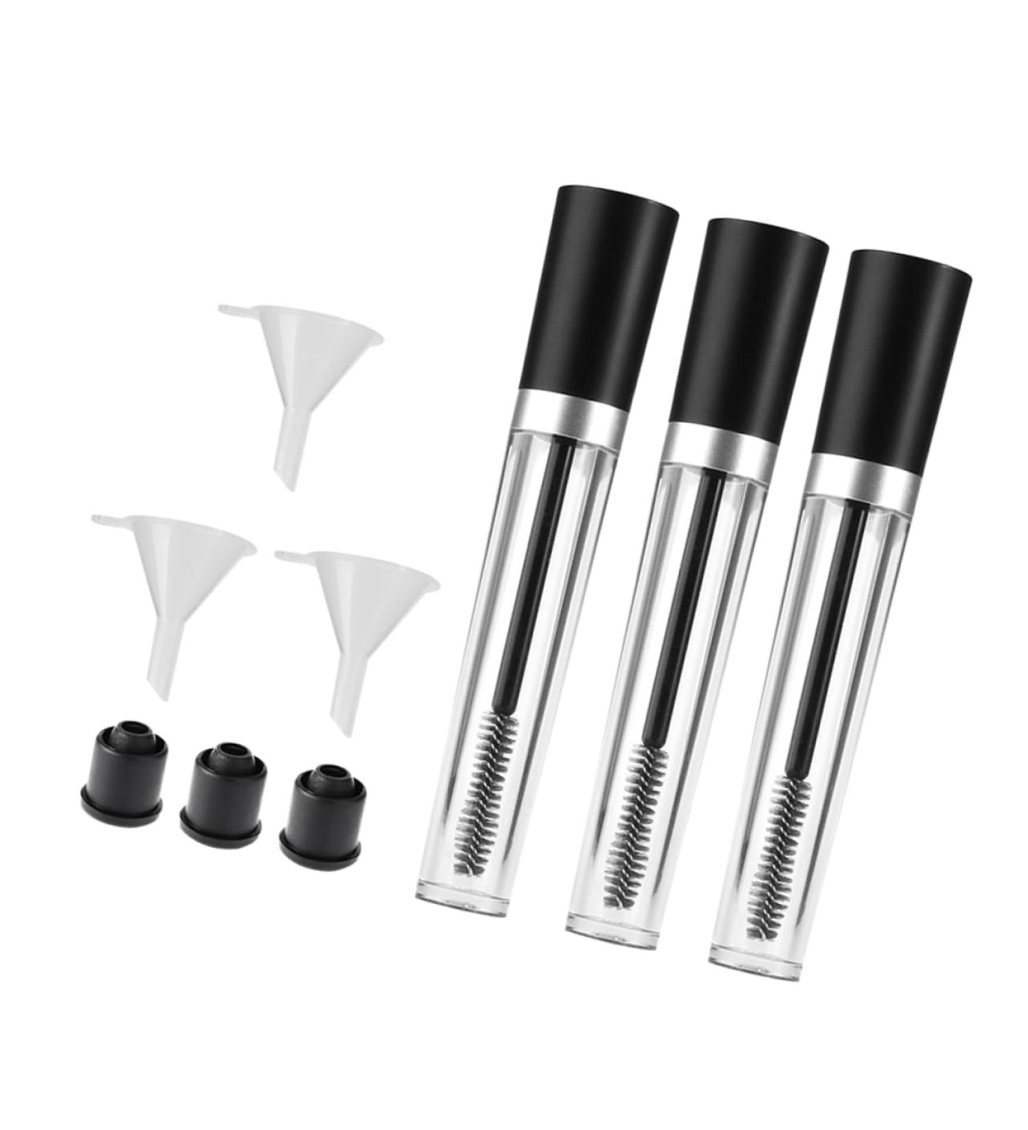 Beavorty 3pcs Funnel Refillable Makeup Containers Eyelash Solution Bottle Solvent Bottle Cosmetic - Buy Online on GoSupps.com