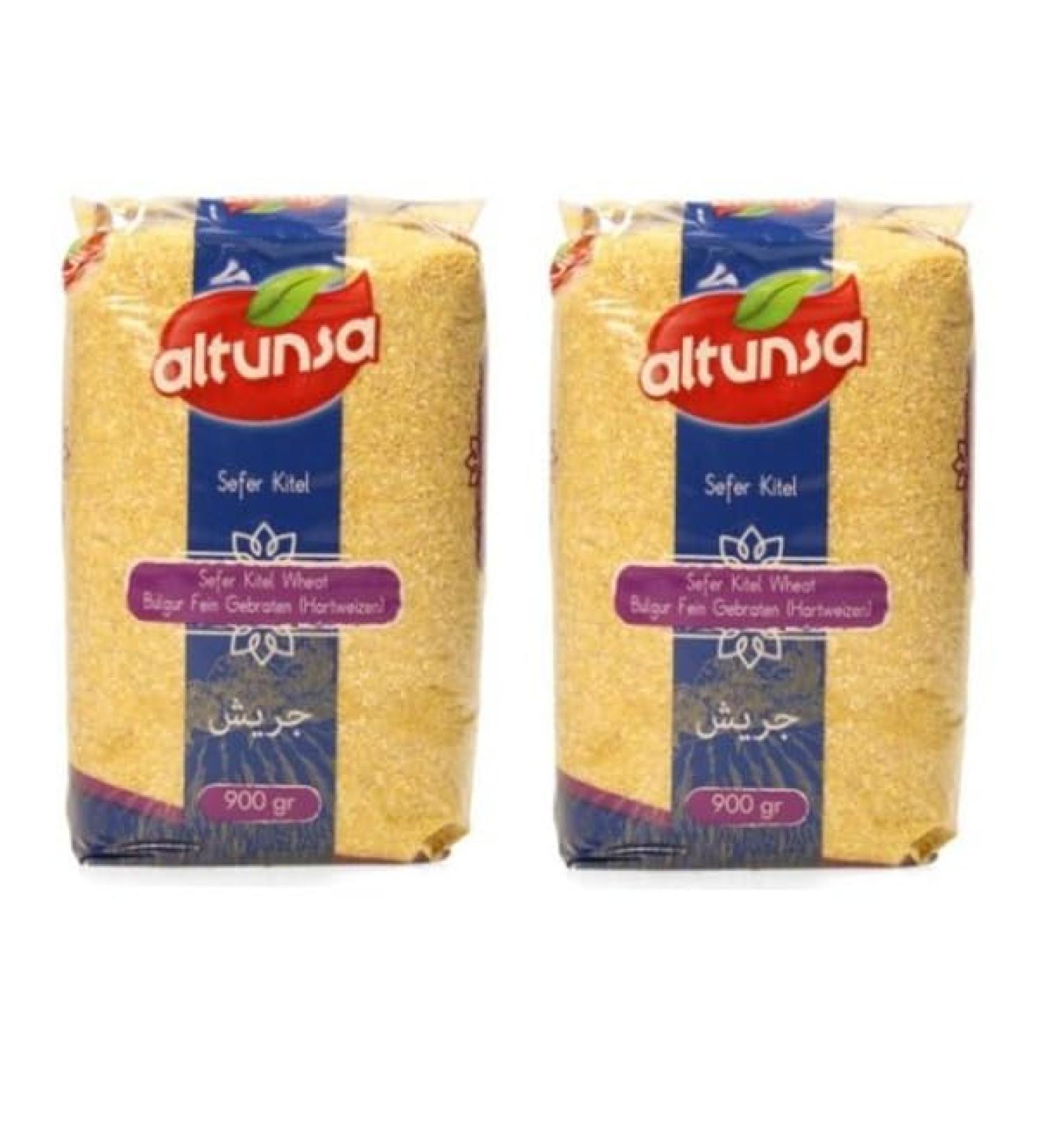  Damsouq Altunsa Multipack (Tarwe) Bulgur (Burgul) Fine - (Sefer kitel) (Shiesheh) - 2 x 900g - Buy Online on GoSupps.com