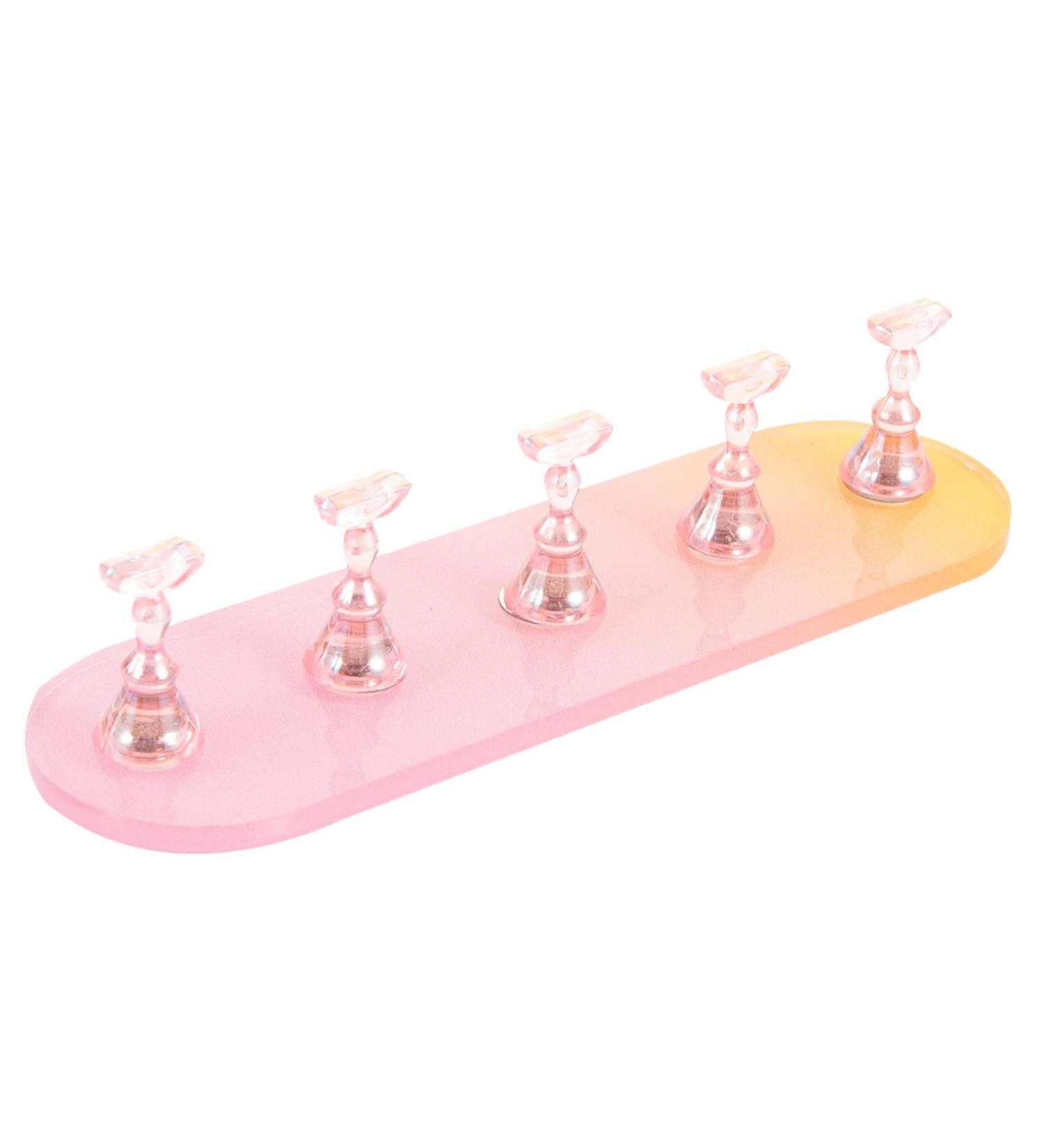 MERRYHAPY 1 Set Nail Practice Holder Creative Nail Racks Nail Holders for Nail Painting Decorative Nail Stands Beauty Nail Holders Decorative Nail Display Manicure Nail Racks Nail Art 12.8x3.7cm As Shown - Buy Online on GoSupps.com
