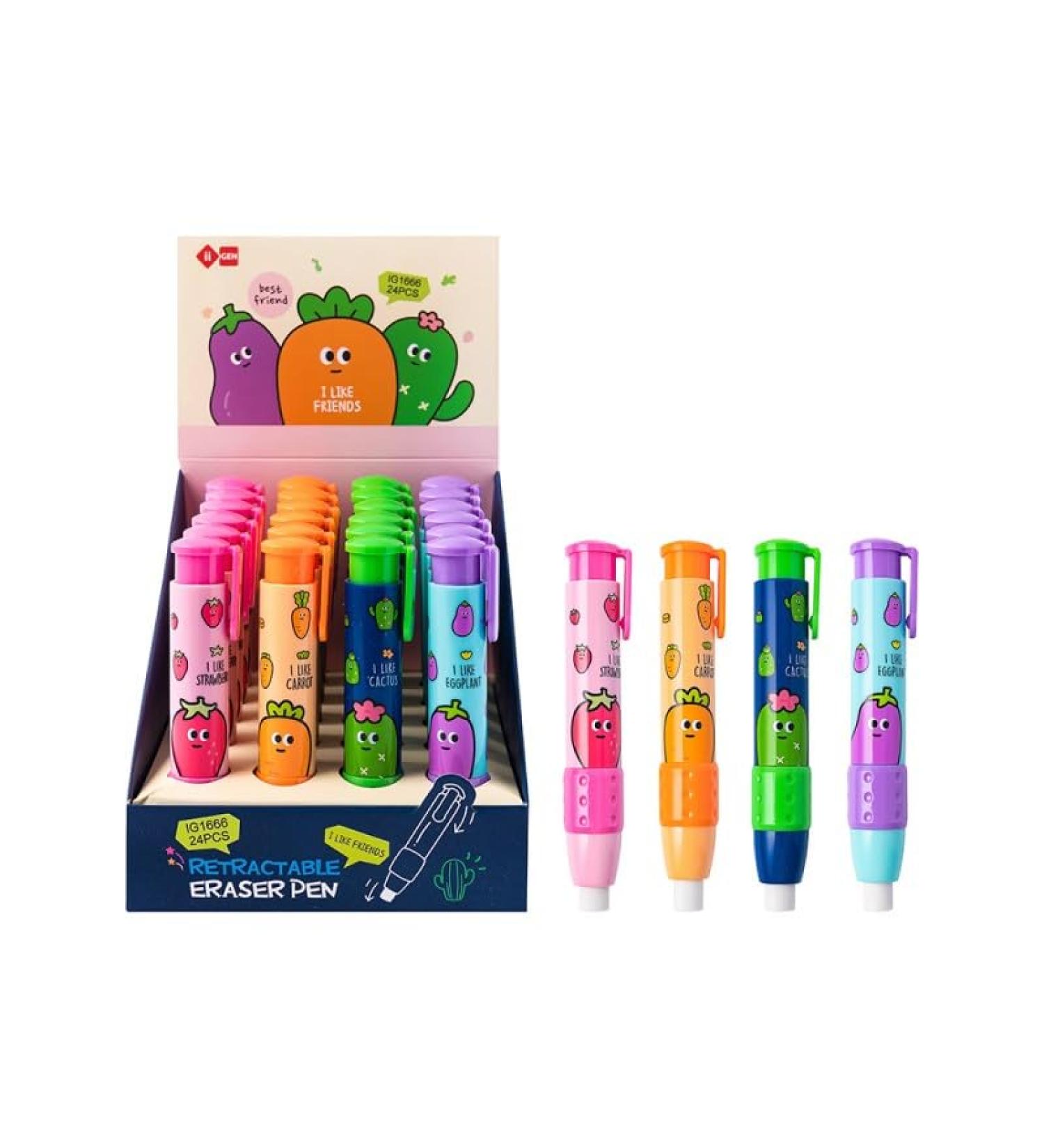  iiGEN LZ STATIONARY CO.LTD Kawaii Colorful Novelty Eraser Pen - Fruits - Buy Online on GoSupps.com