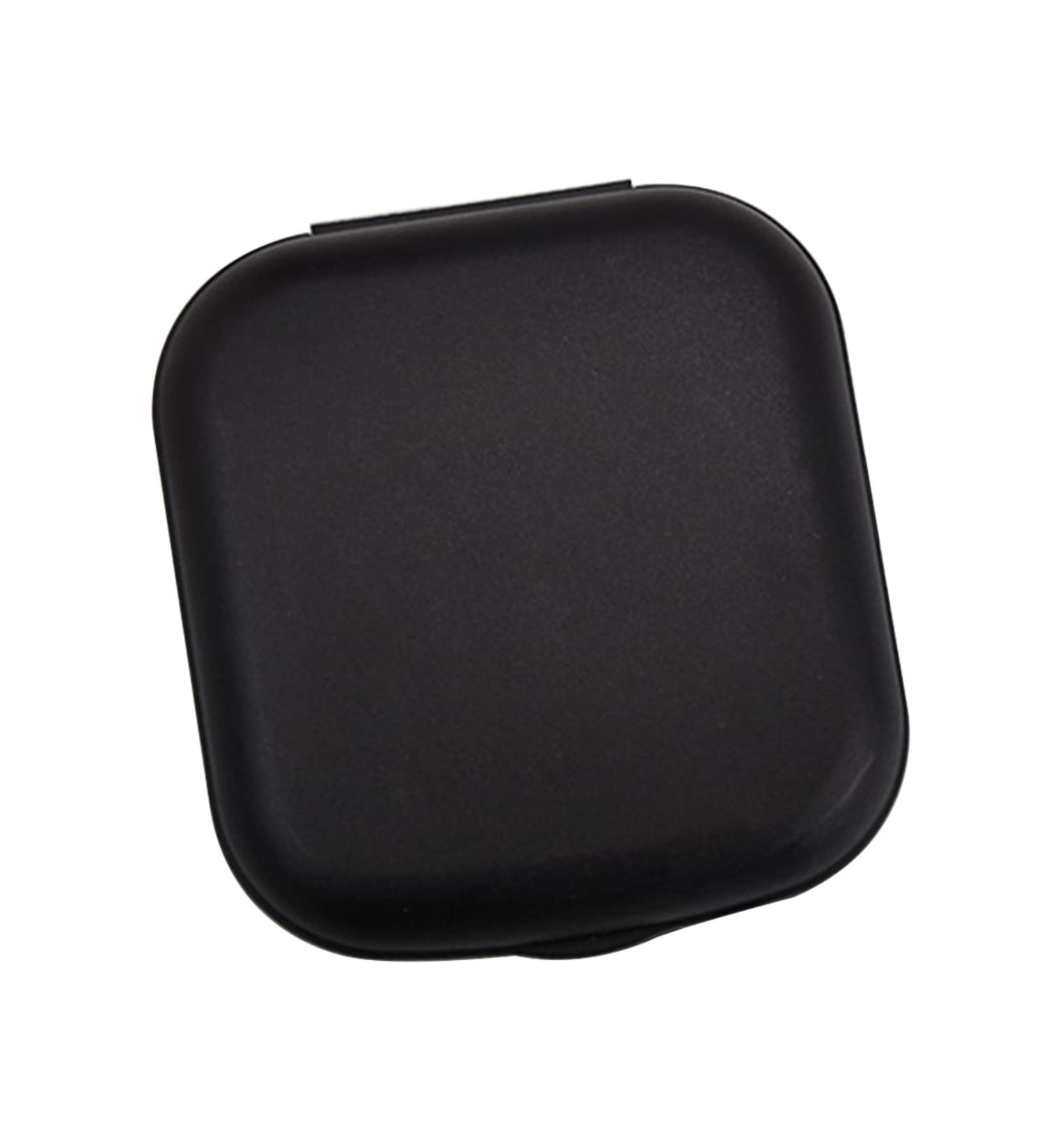 Cometx simple contact lens cover simple small portable sugar color contact lens box built -in tweezers suction frosted surface contact lenses.