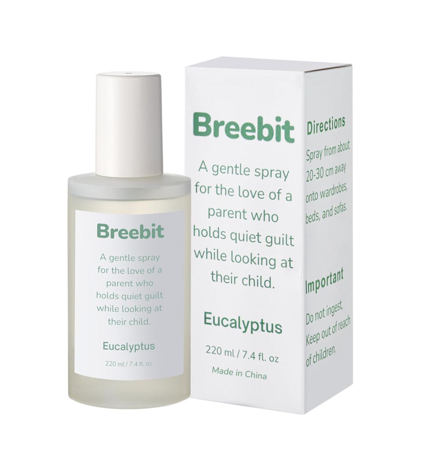 Eucalyptus Pillow & Linen Spray Natural Fabric & Room Mist for Pillows Bedding Curtains Safe for Kids & Pets Breebit - Buy Online on GoSupps.com