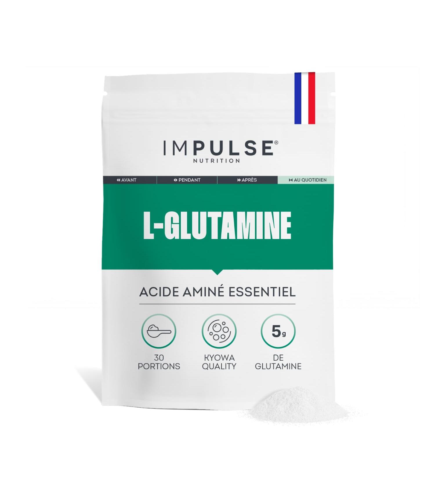 L-Glutamine Kyowa - 100% Pure & V g tale - L-Glutamine en poudre - Compl ment alimentaire R cup ration Musculaire & Sport - Sans Go t - 150g - Fabriqu en France - Buy Online on GoSupps.com