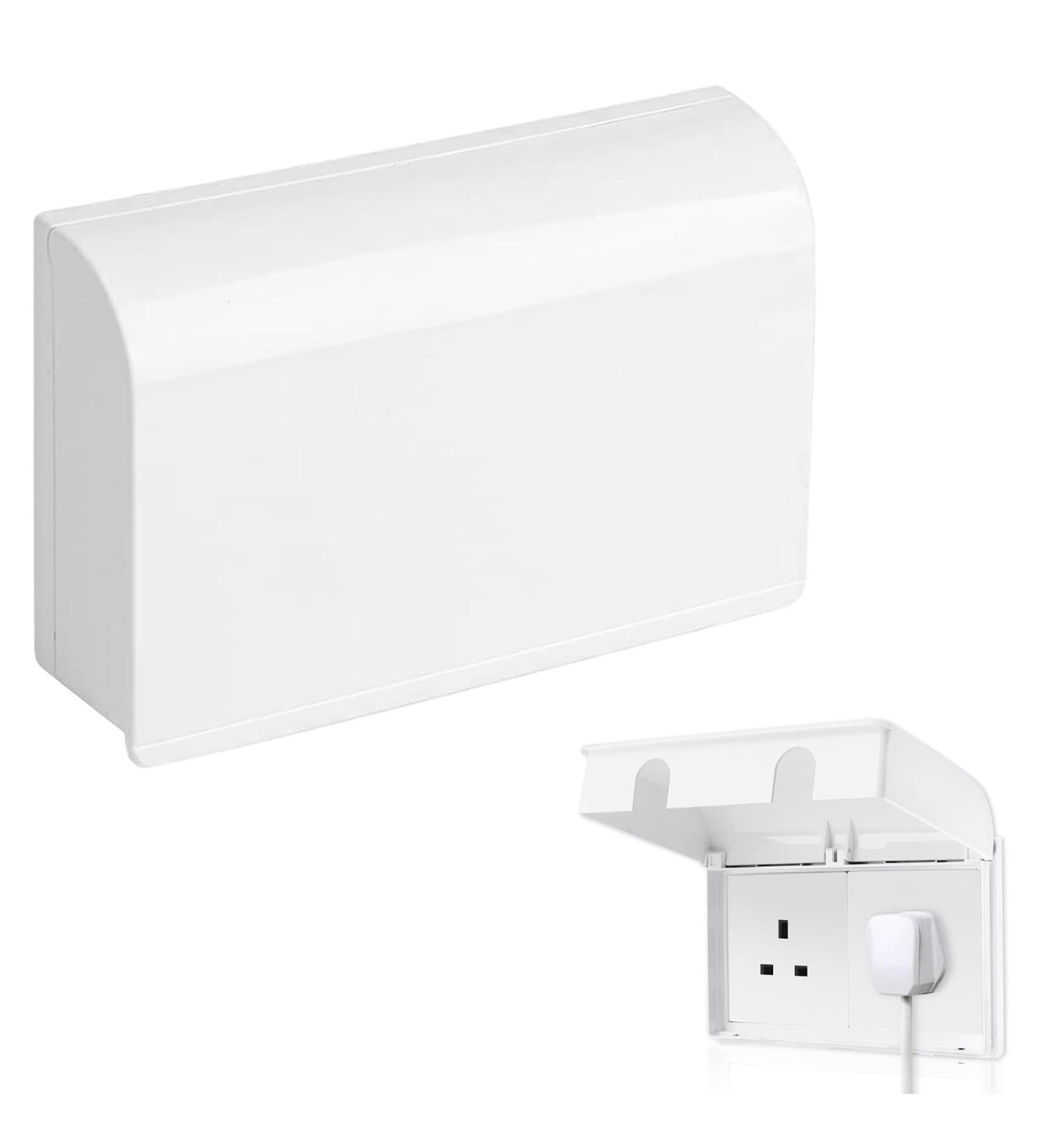 Child Safety Socket Covers - 1PCS Double Socket Cover | UK Plug Outlet Protector for Baby | Home Kitchen Switch Protective Cover - Buy Online on GoSupps.com