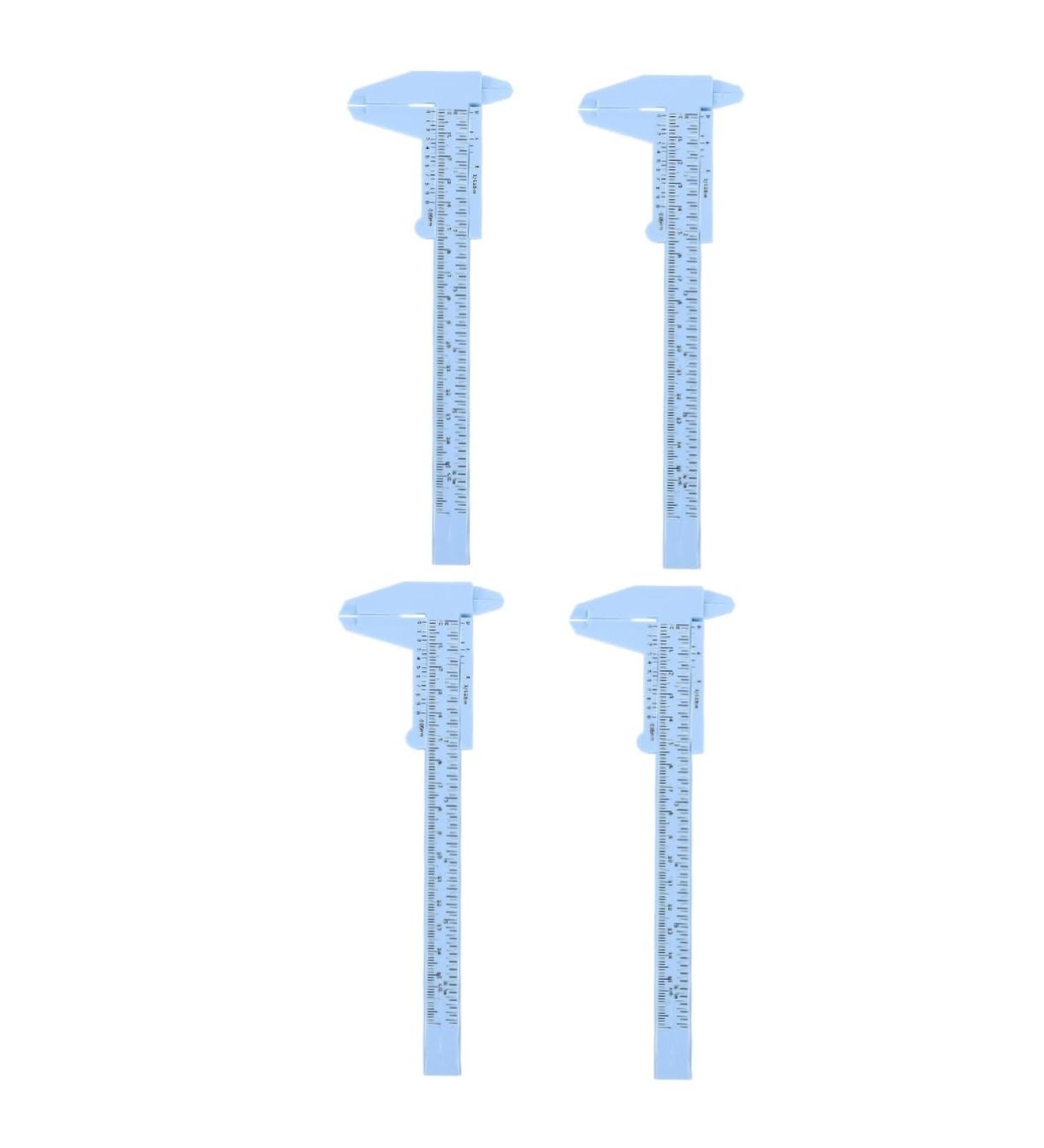 POPETPOP 4 Pcs Eyebrow Ruler Makeup Tools Eyebrow Measuring Ruler Multifunction Vernier Caliper Accessories - Buy Online on GoSupps.com
